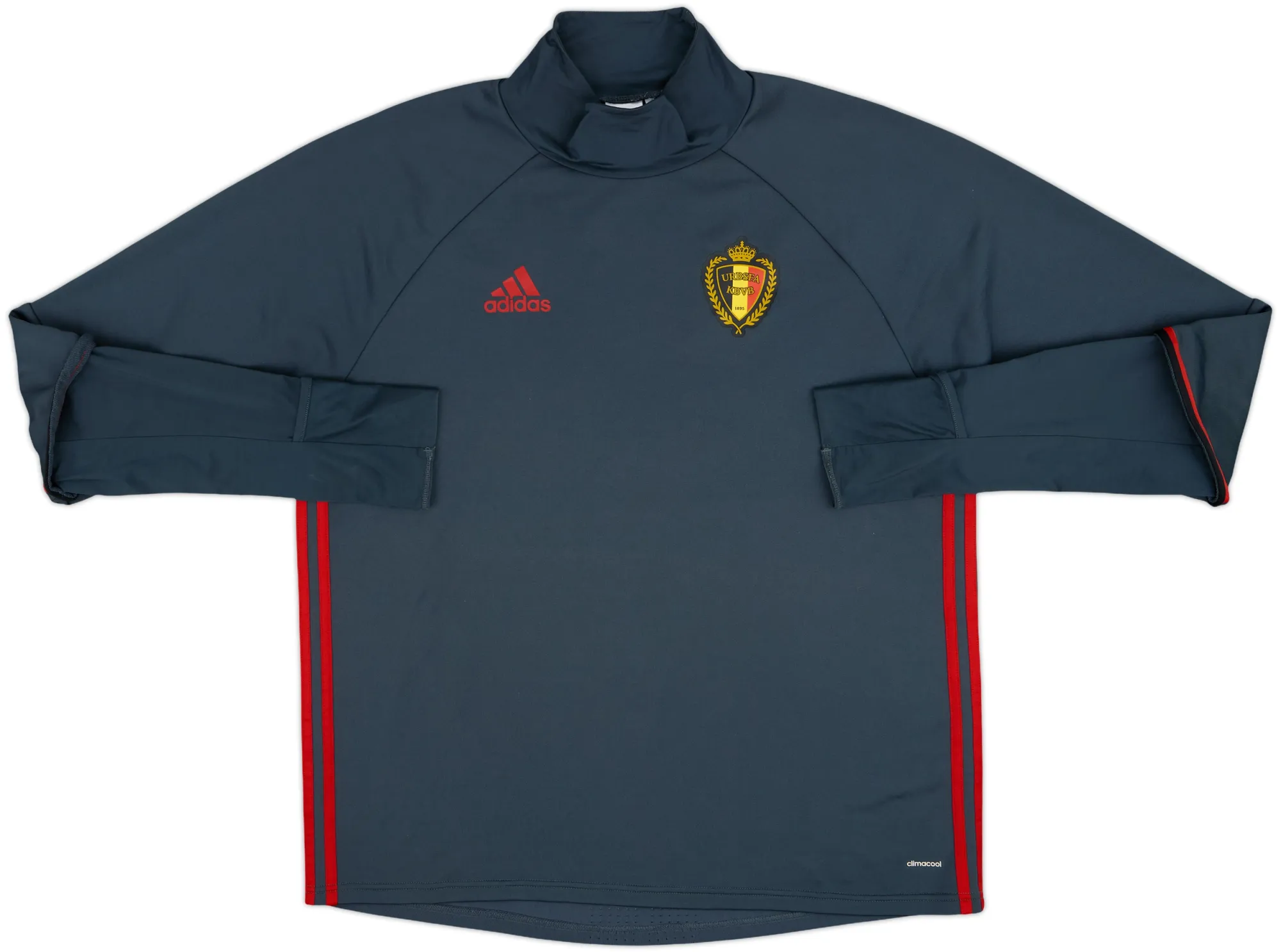 adidas Belgium Mens SS Home Shirt 2016
