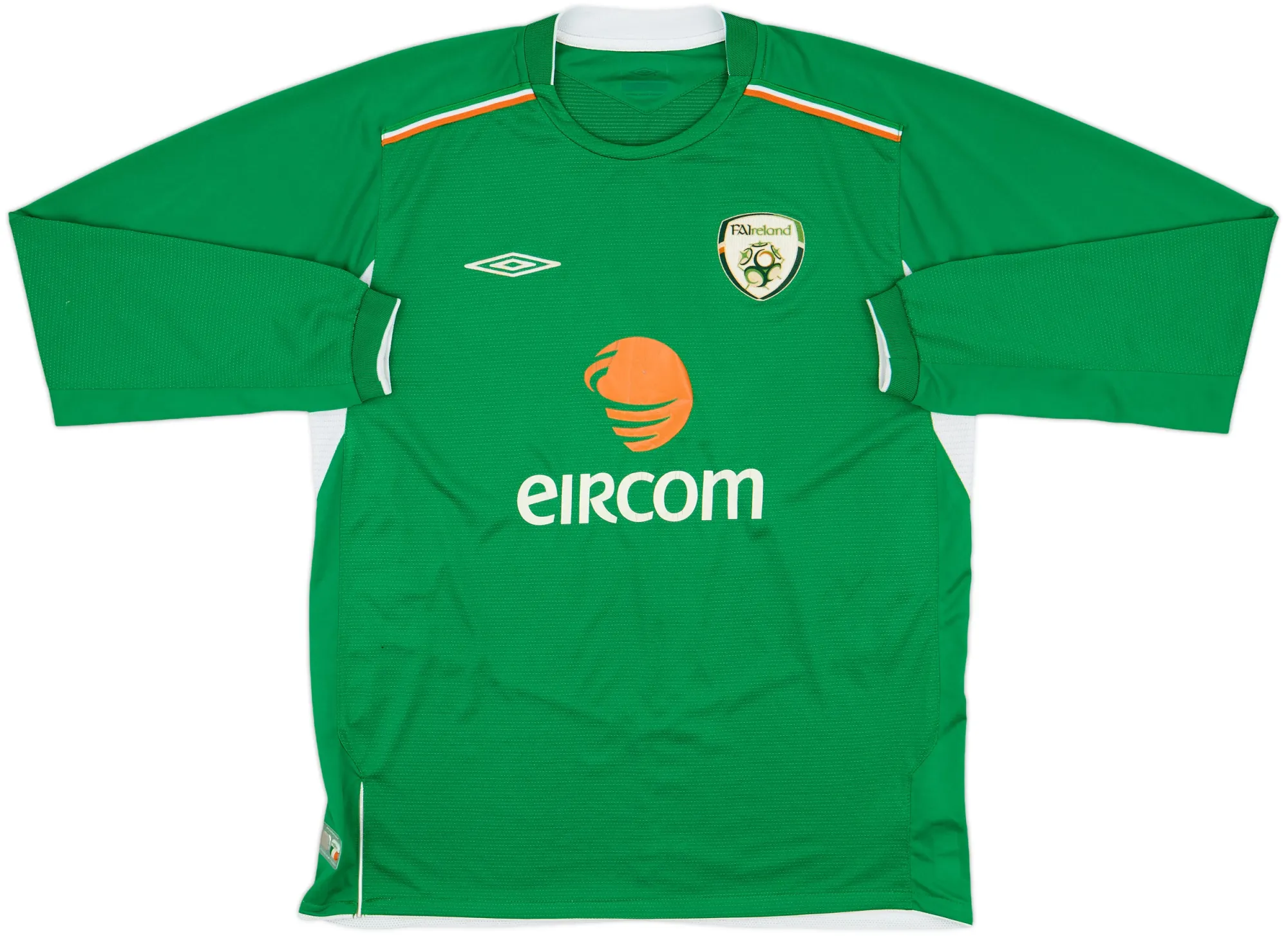 Umbro Republic of Ireland Mens LS Home Shirt 2004