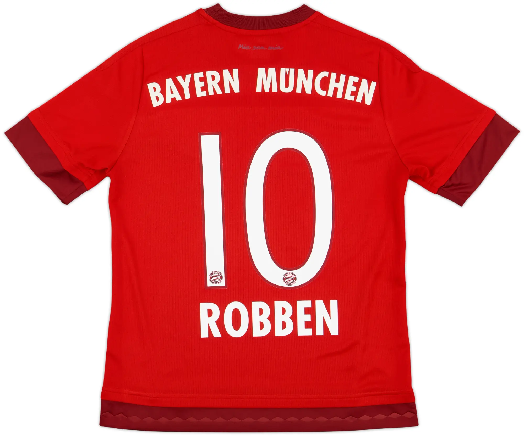 adidas Bayern Munich Boys SS Home Shirt 2015/16