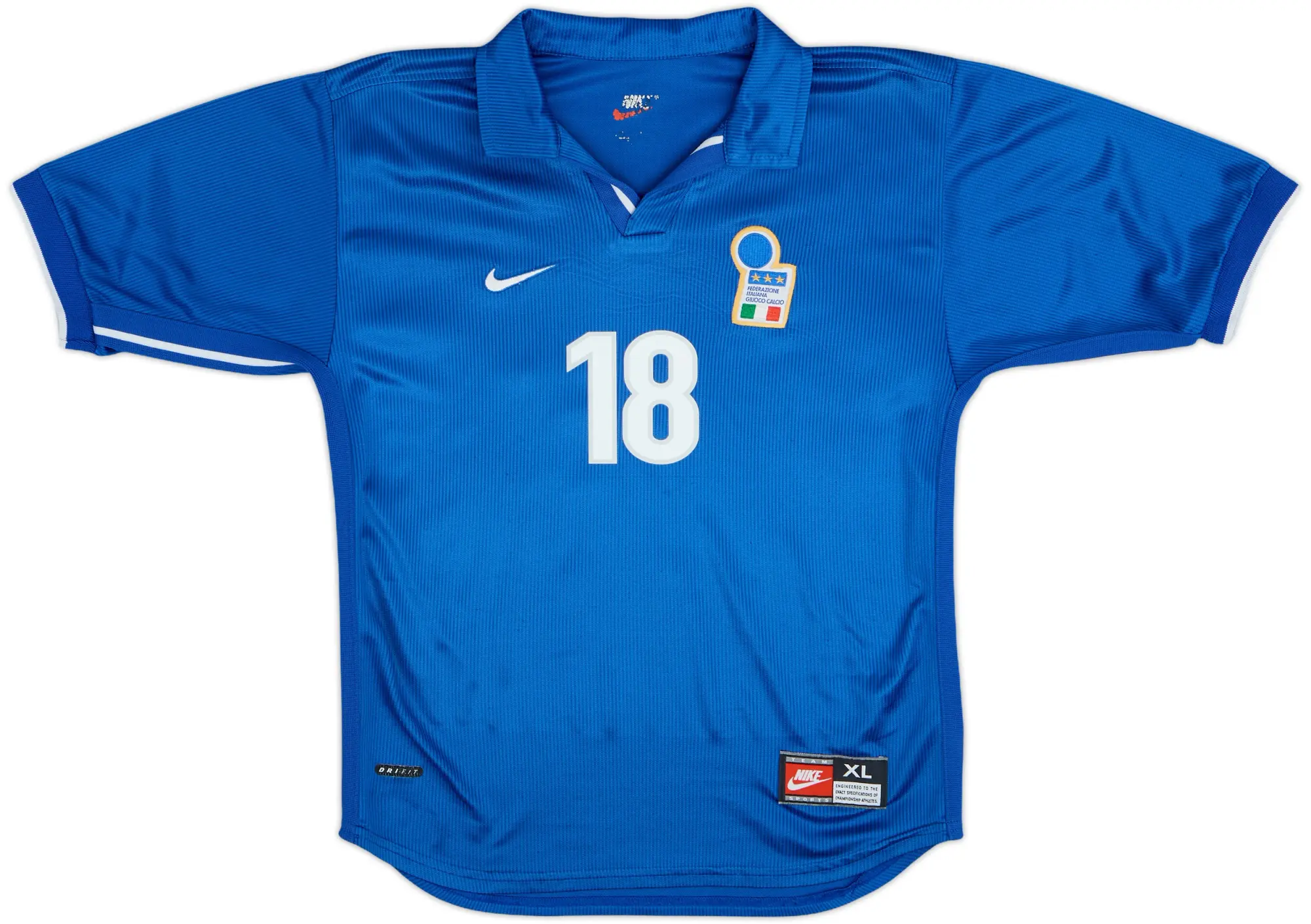 Nike Italy Boys SS Home Shirt 1997