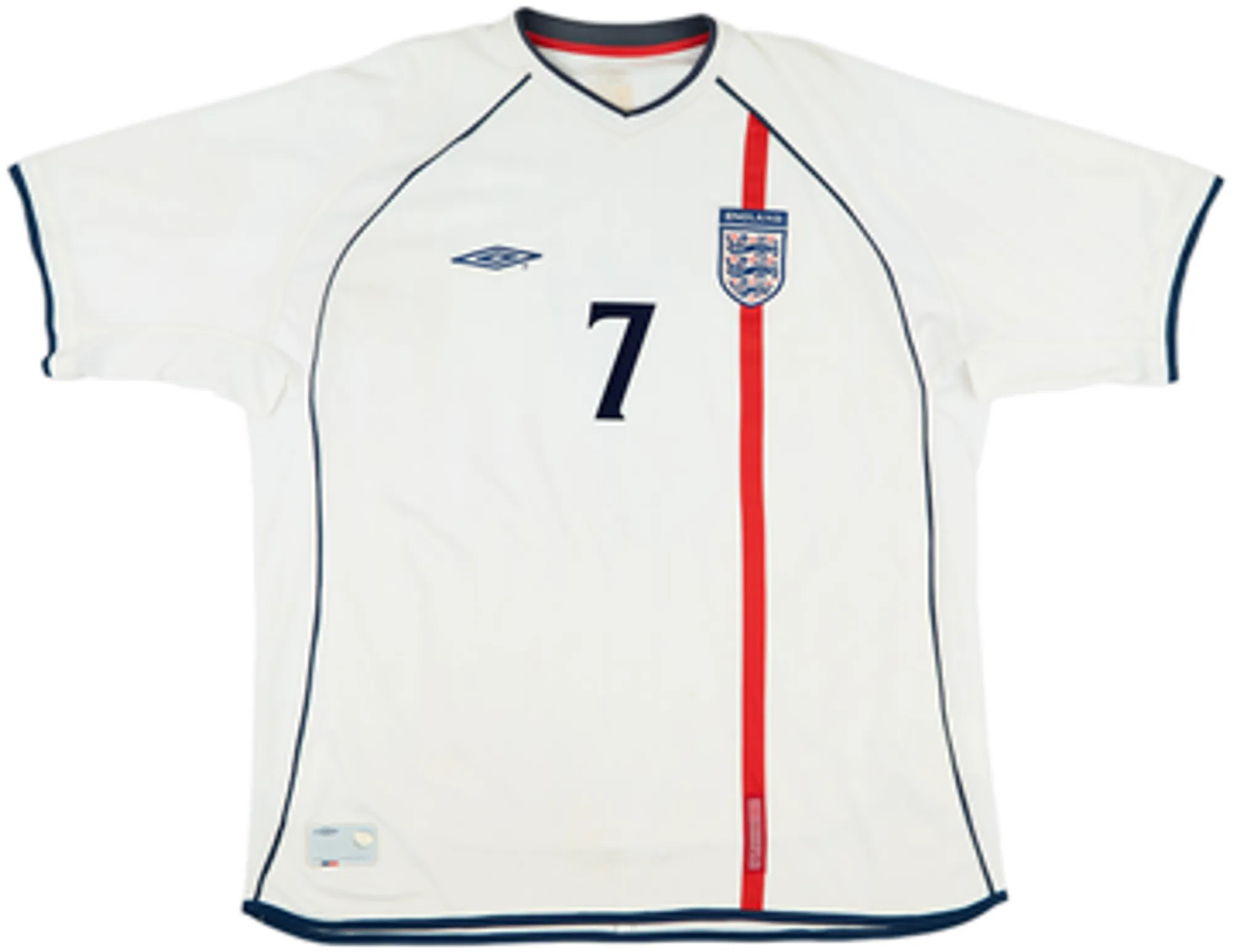 Umbro England Mens SS Home Shirt 2001