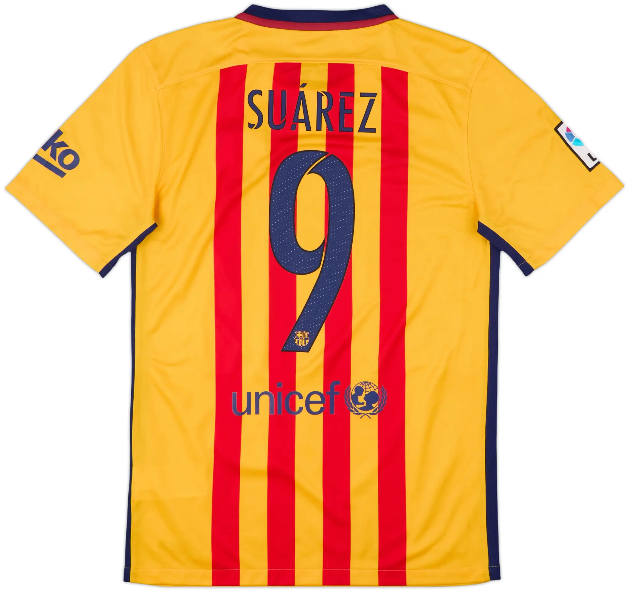 Nike Barcelona Mens SS Away Shirt 2015/16