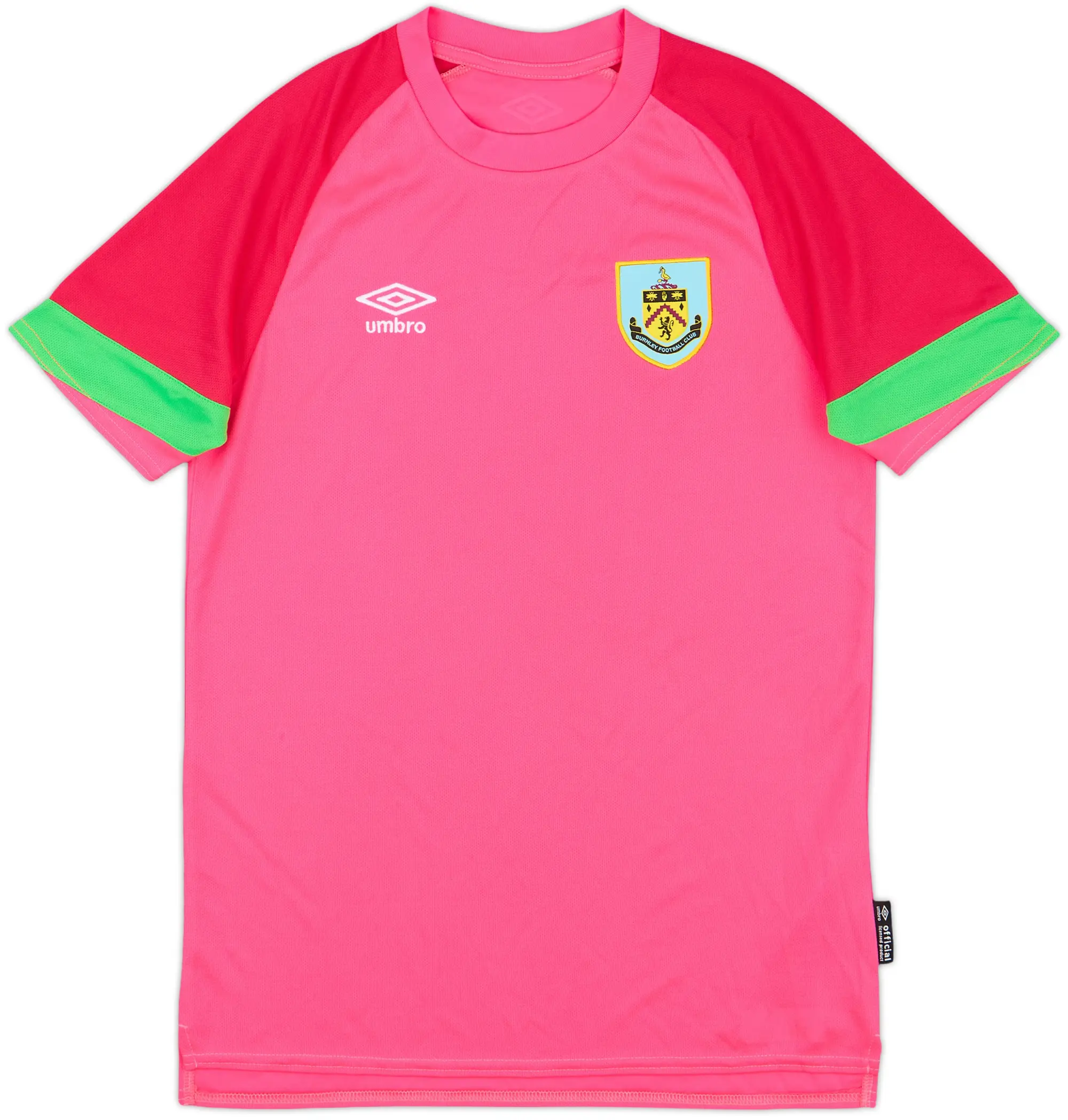 Umbro Burnley Boys SS Goalkeeper Home Shirt 2023/24
