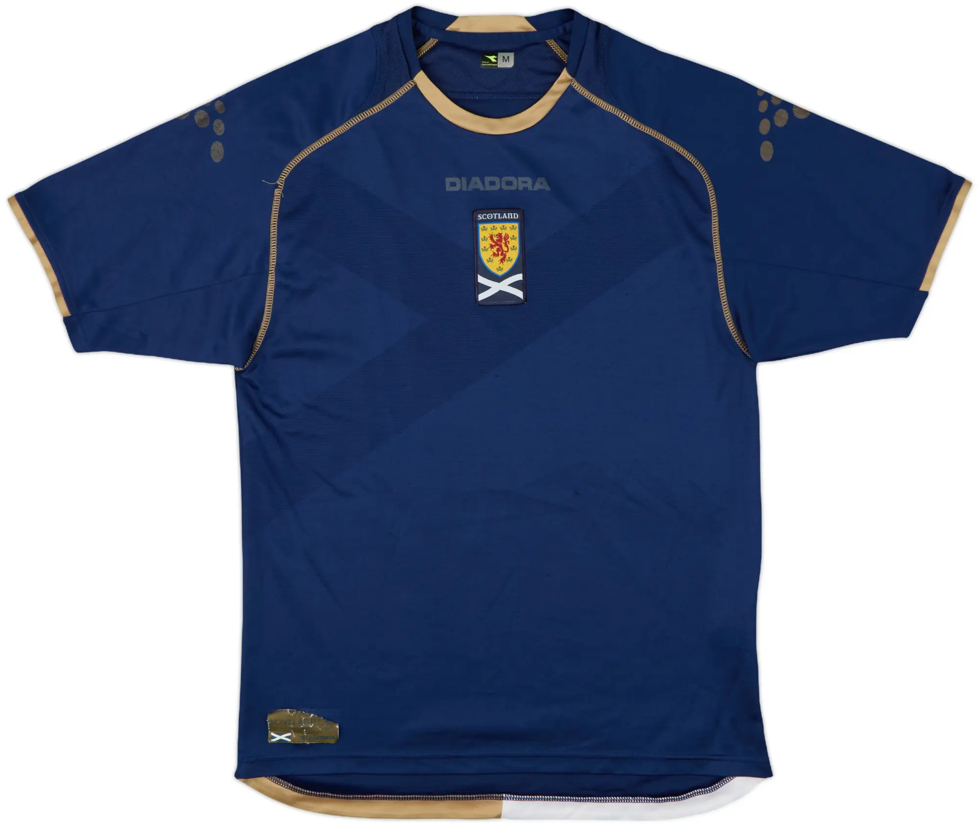 Diadora Scotland Mens SS Home Shirt 2007