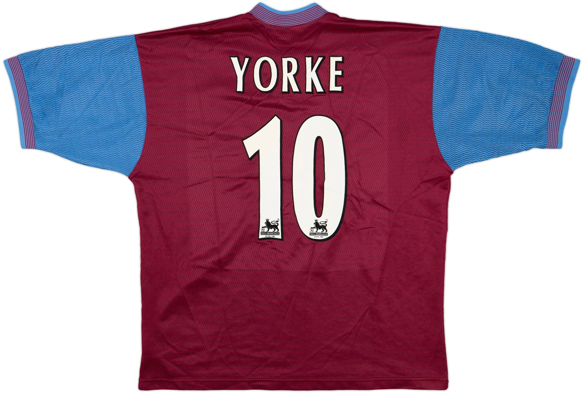 Reebok Aston Villa Mens SS Home Shirt 1997/98