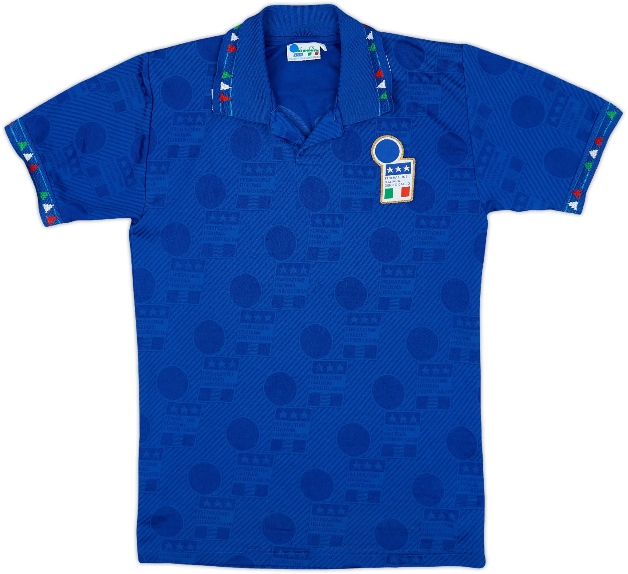 Diadora Italy Boys SS Home Shirt 1994