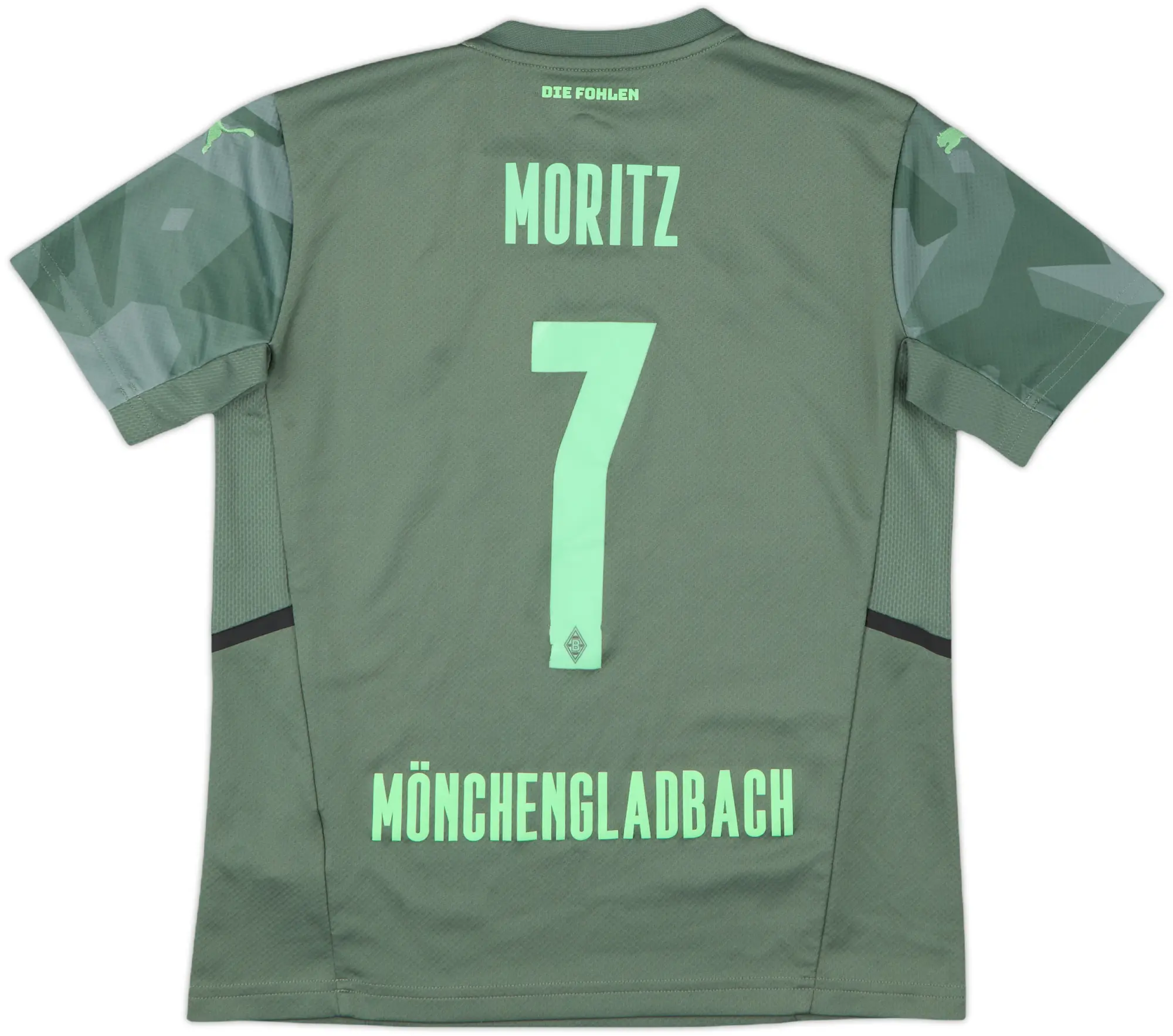 Puma Borussia Monchengladbach Boys SS Away Shirt 2021/22
