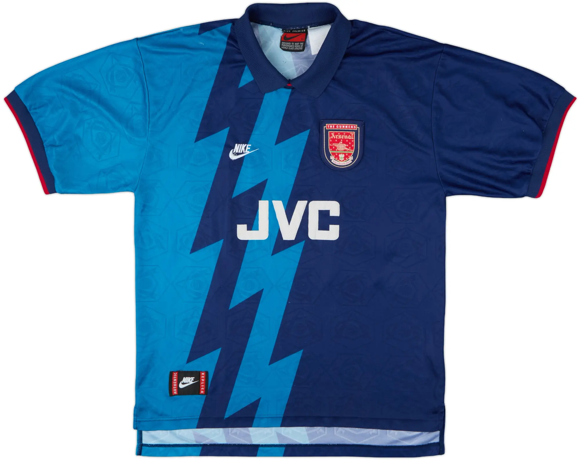 Nike Arsenal Mens SS Away Shirt 1995/96