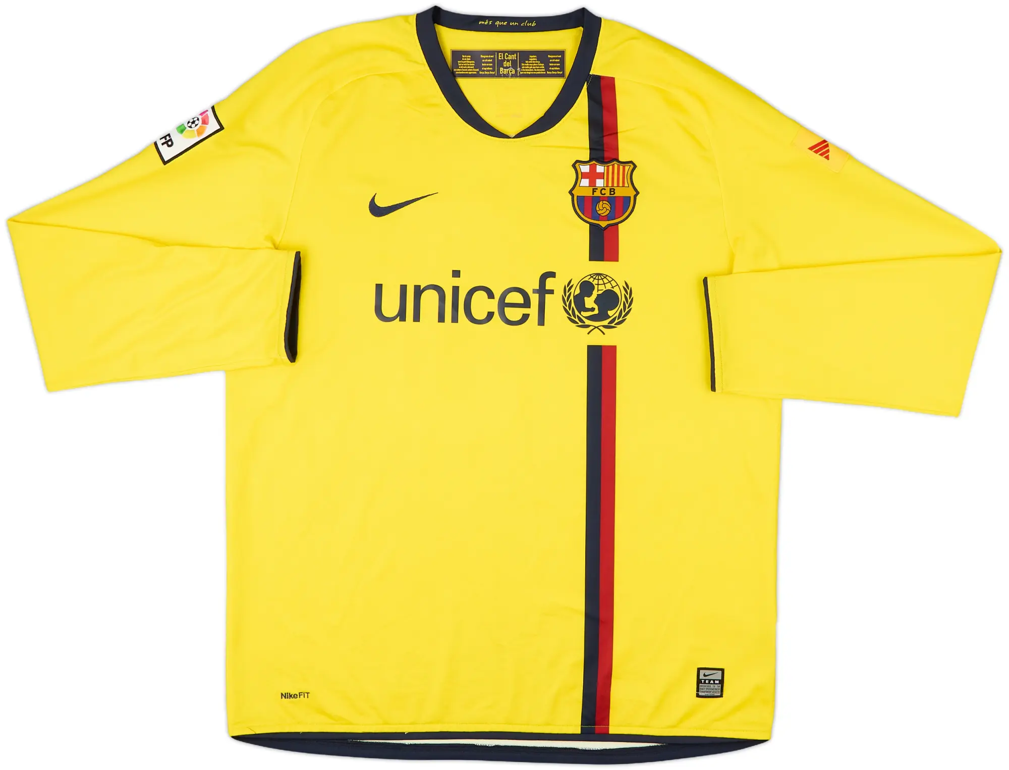 Nike Barcelona Mens LS Away Shirt 2008/10