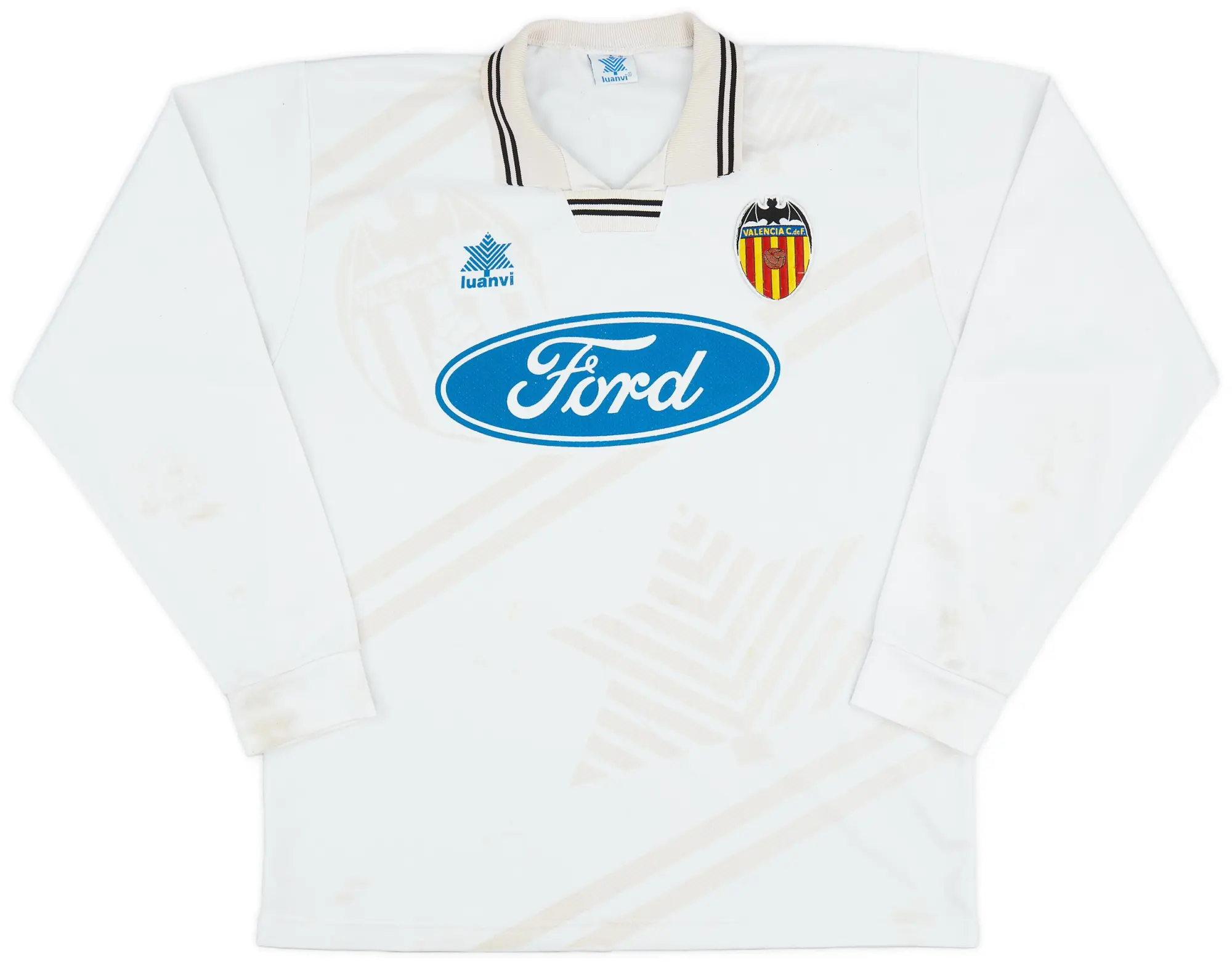 Home Valencia Mens LS Home Shirt 1995/96