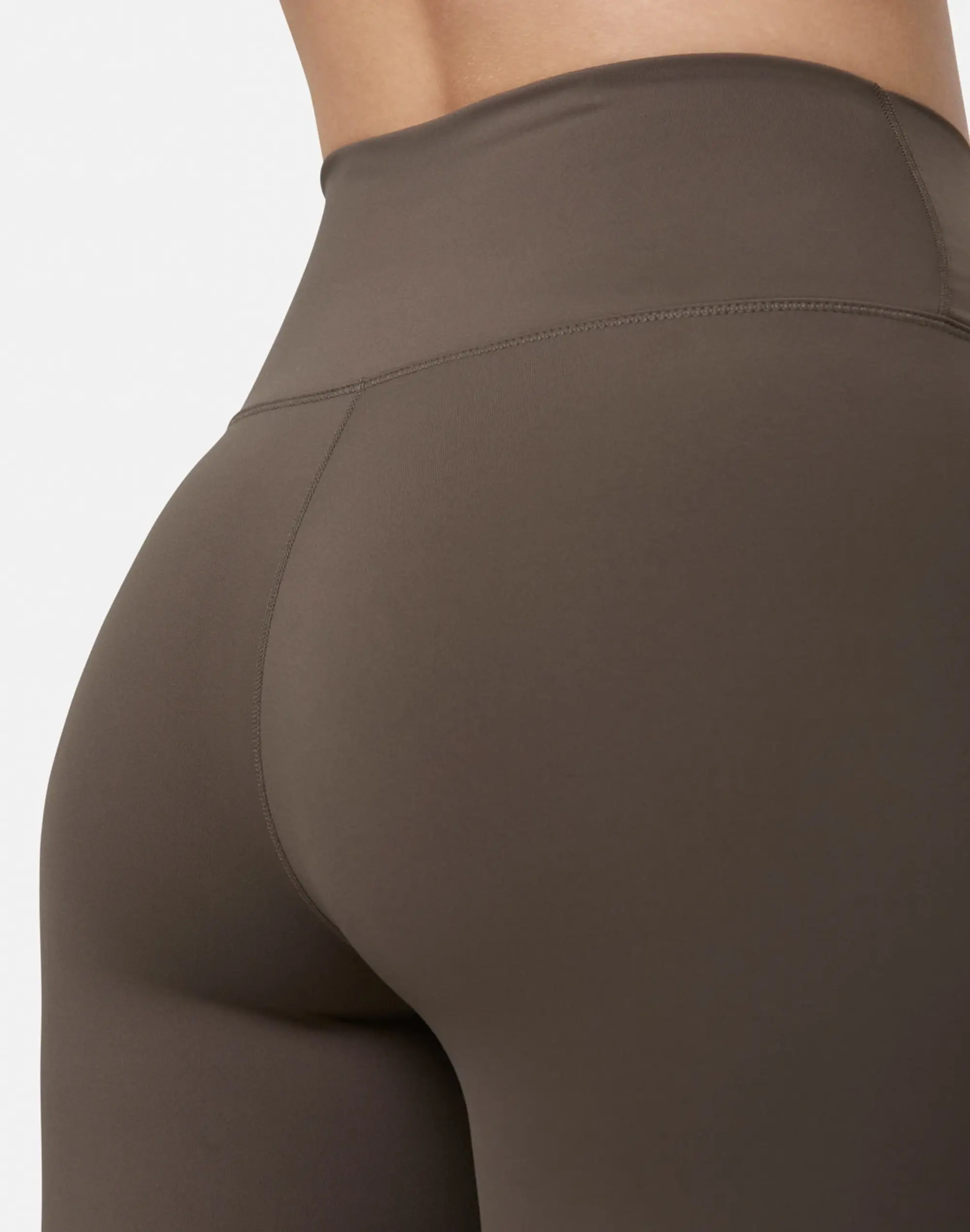 Women's Nike One 7/8 Leggings Wh in Brown/Black 