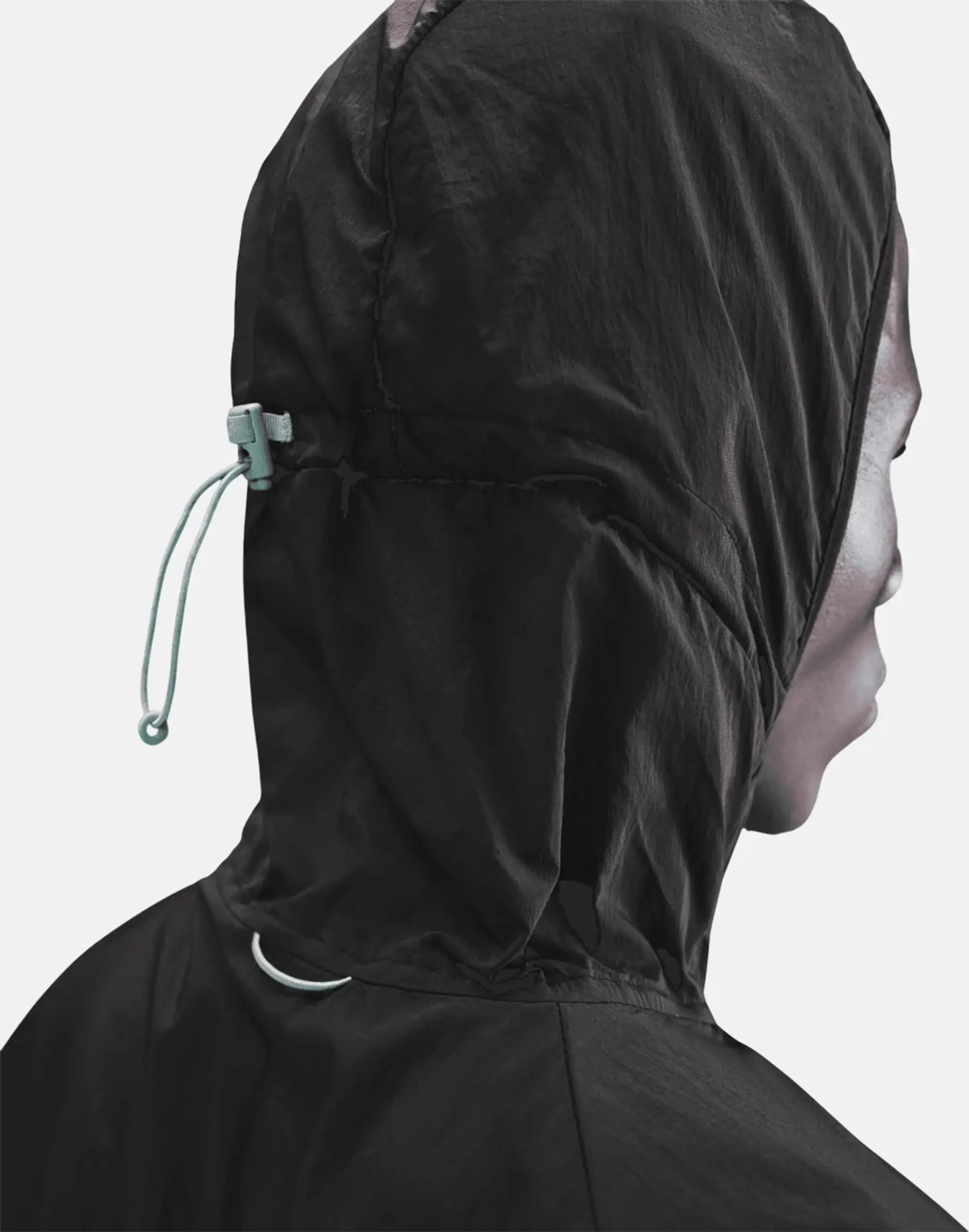 Men's Nike Stride Woven Jacket in Black 