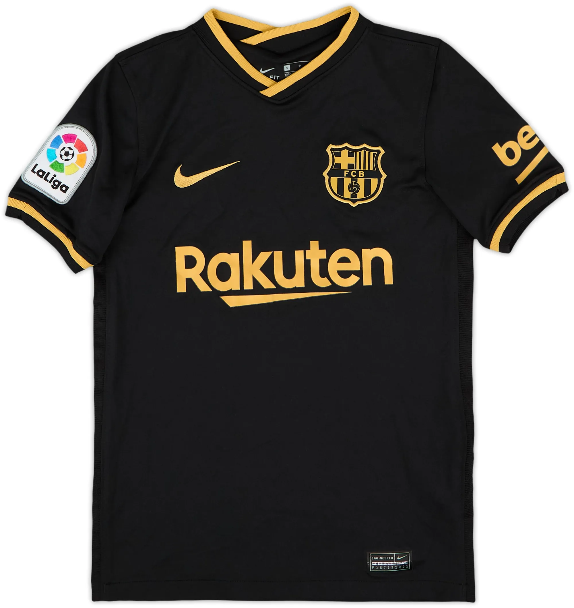 Nike Barcelona Boys SS Away Shirt 2020/21