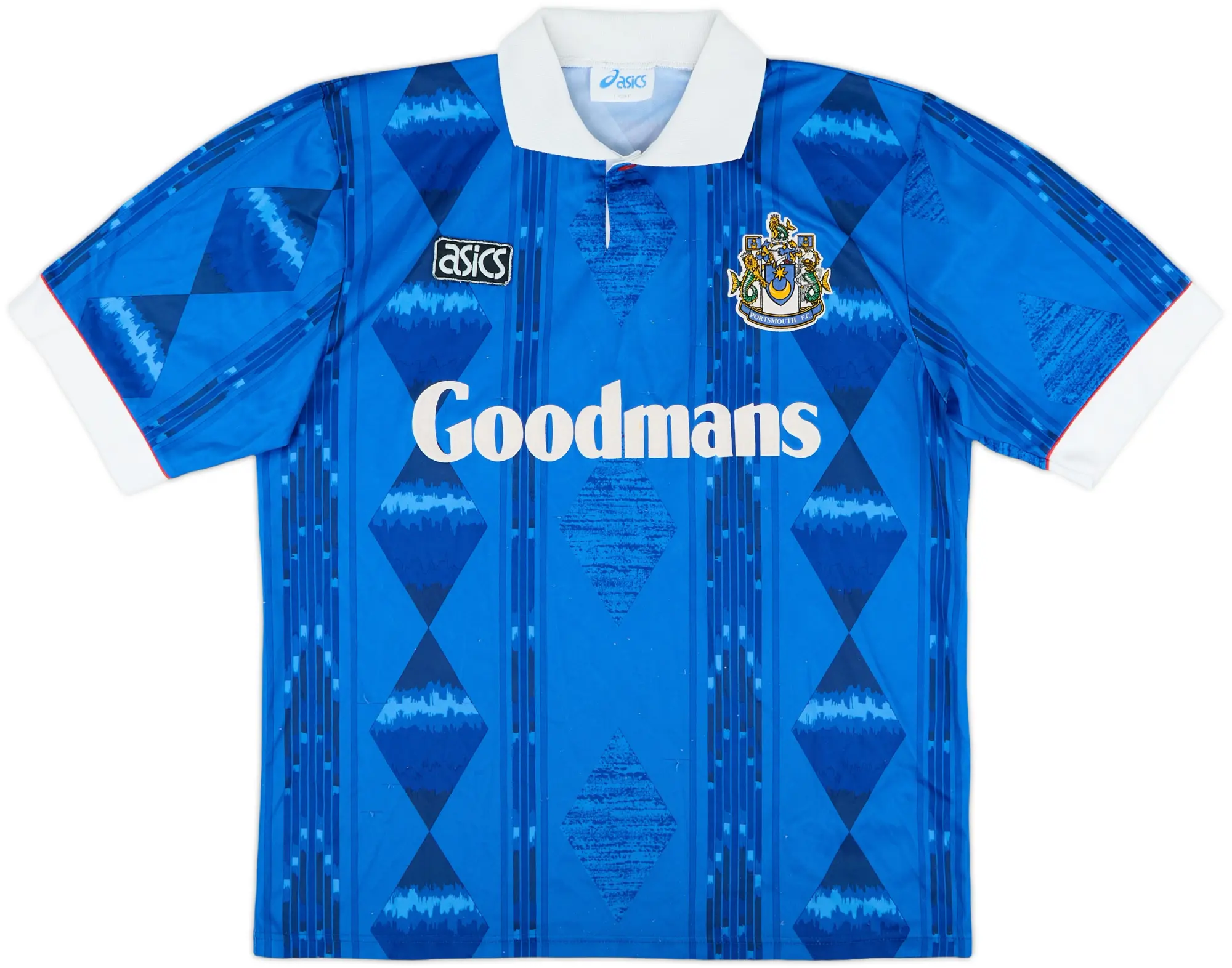 Asics Portsmouth Mens SS Home Shirt 1993/95