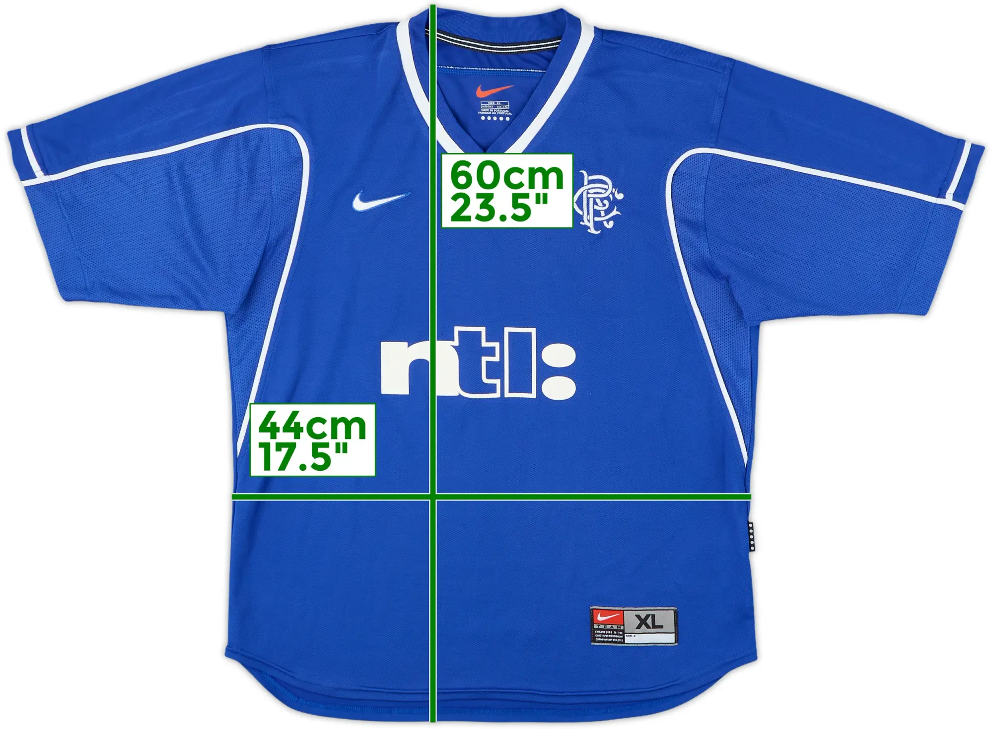 Nike Rangers Boys SS Home Shirt 1999/01