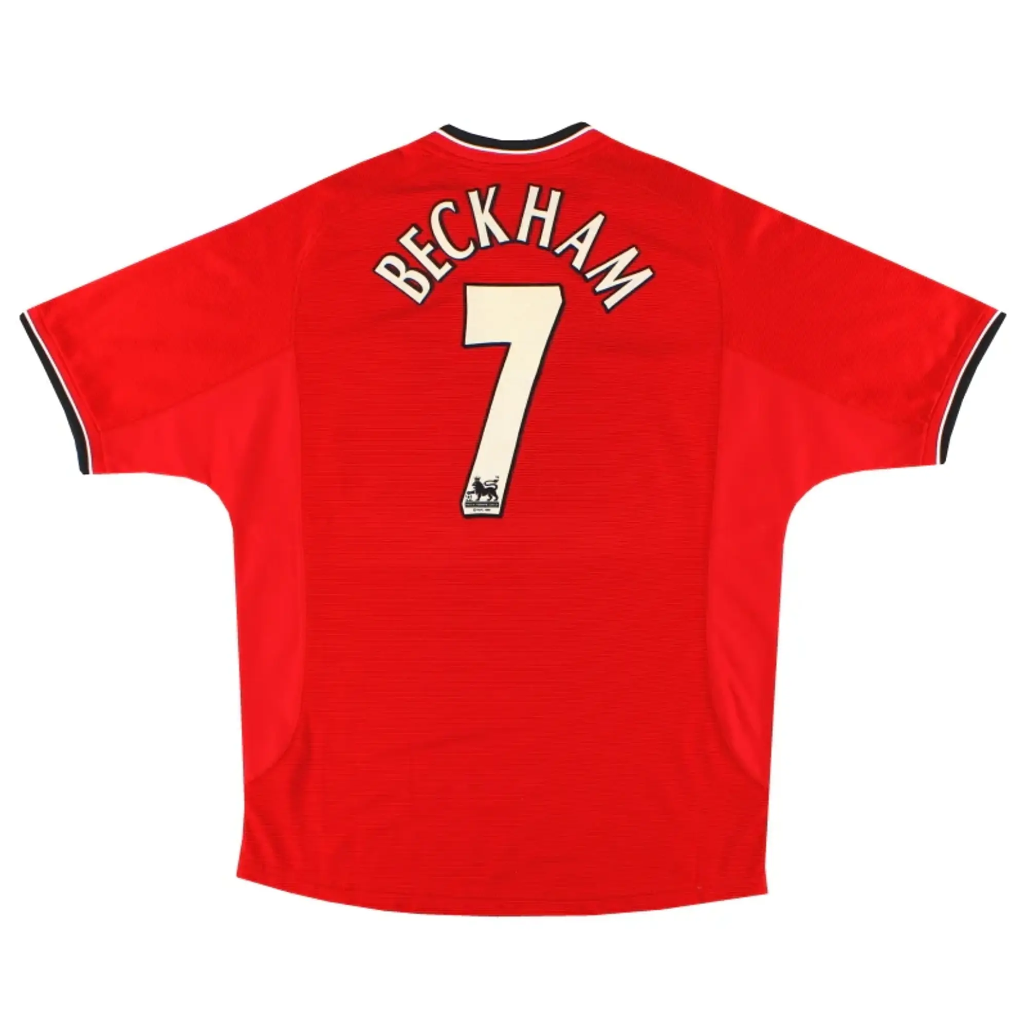 2000-02 Manchester United Umbro Home Shirt Beckham #7 Youth - Manchester United / Excellent 
