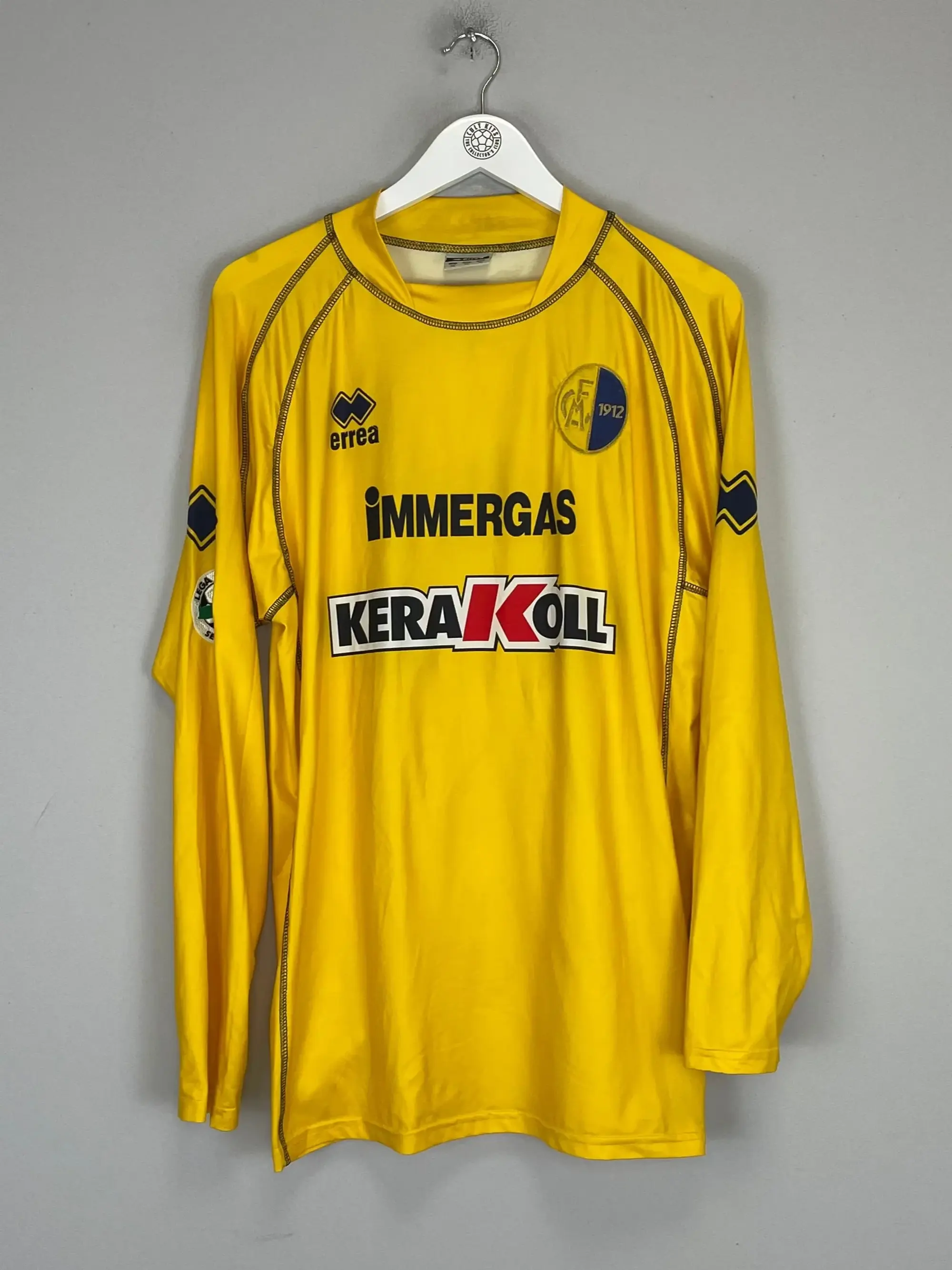2007/08 MODENA TAMBERINI #23 *MATCH ISSUE + SIGNED* L/S HOME SHIRT (XL) ERREA | CULT KITS