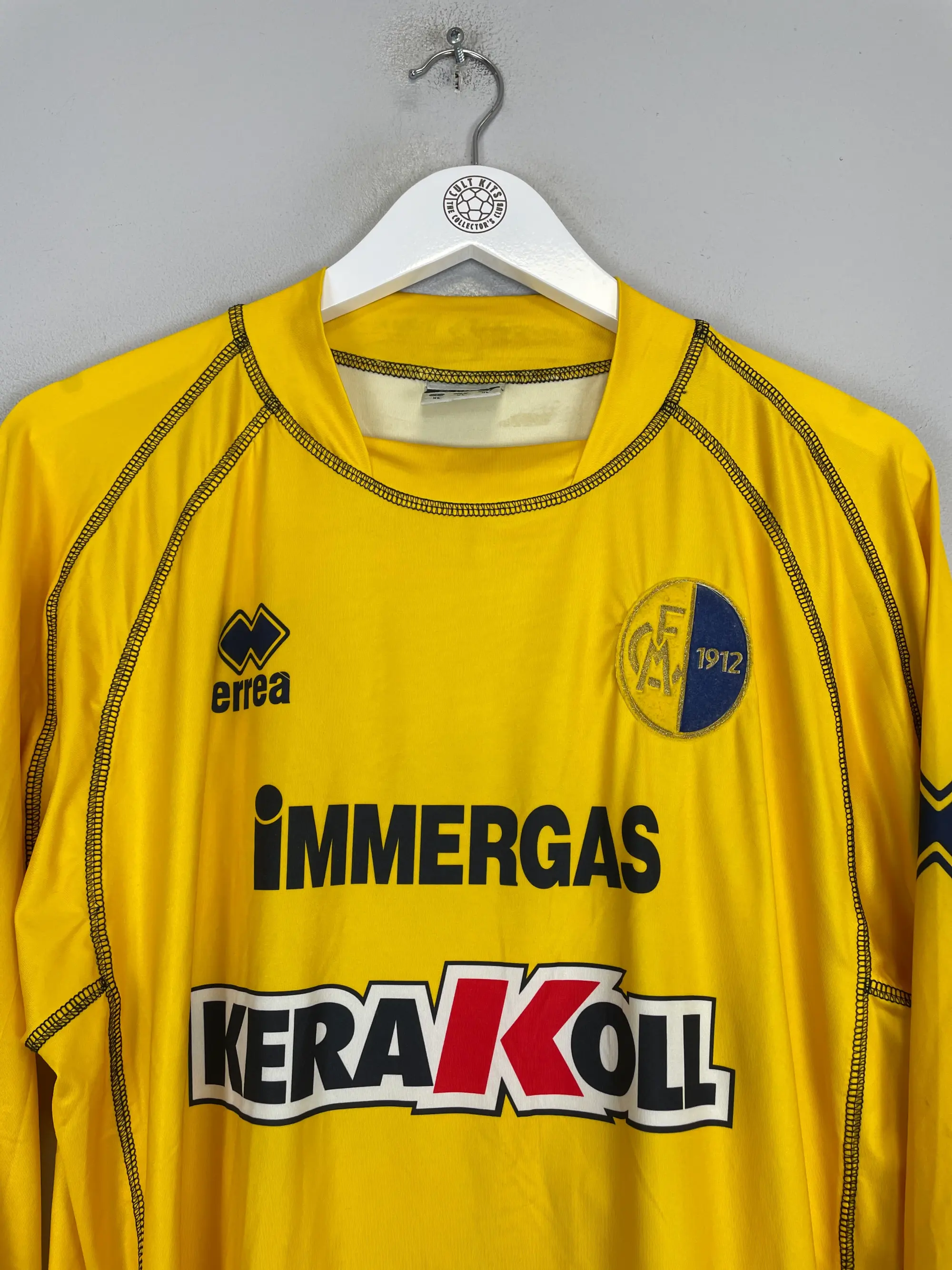2007/08 MODENA TAMBERINI #23 *MATCH ISSUE + SIGNED* L/S HOME SHIRT (XL) ERREA | CULT KITS