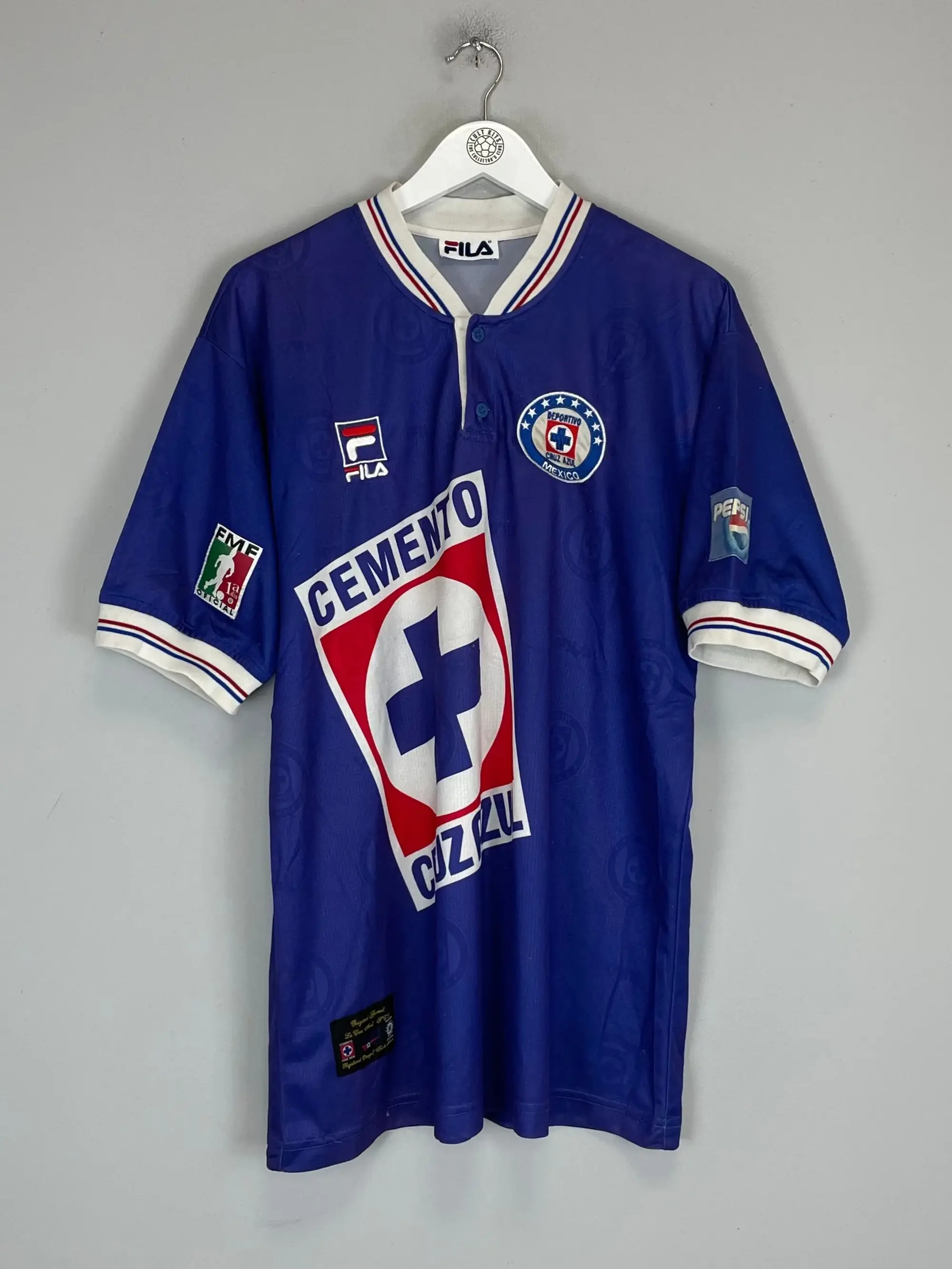 1997/99 CRUZ AZUL HOME SHIRT (L) FILA | CULT KITS