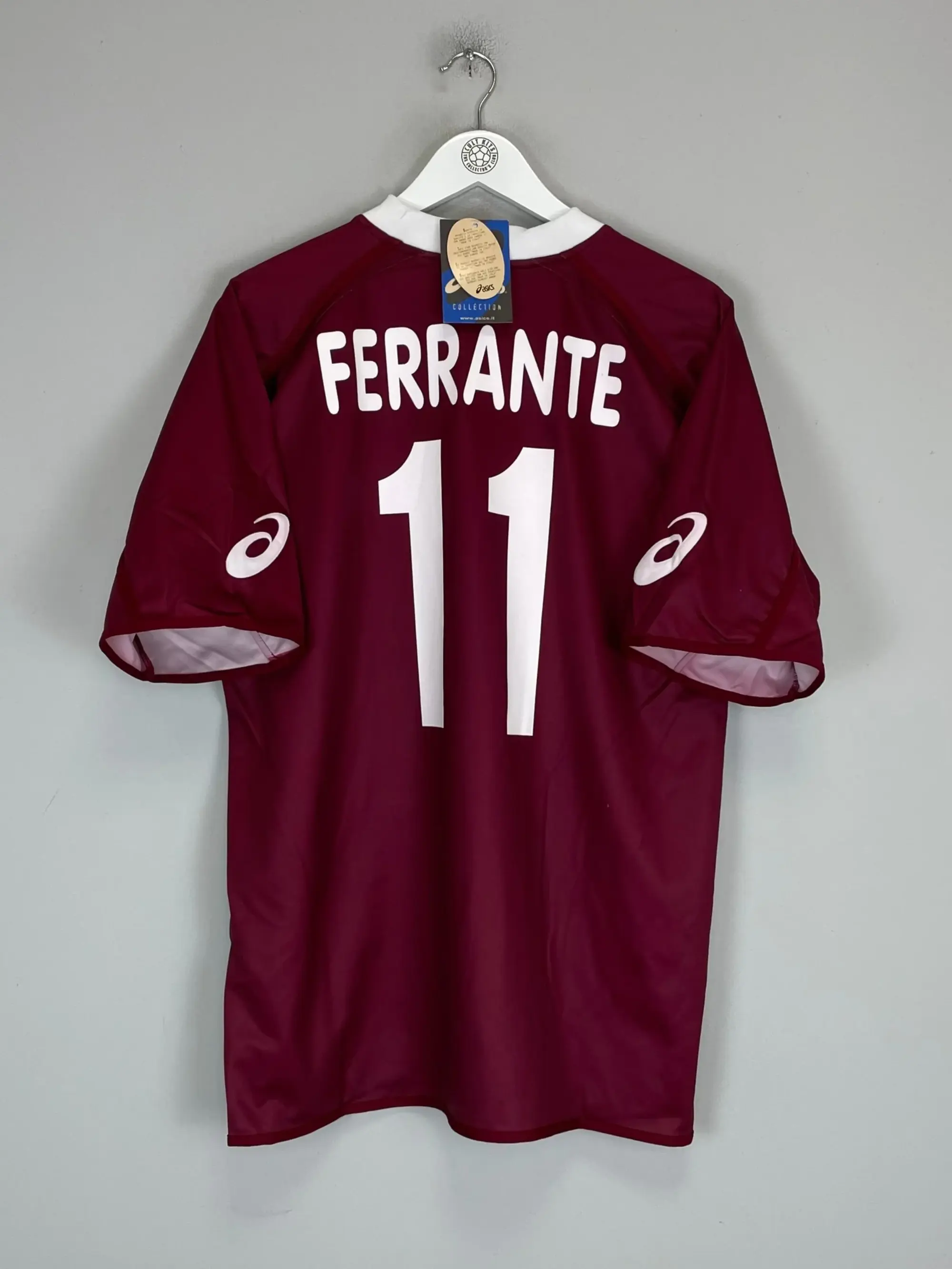 2003/04 TORINO FERRANTE #11 *BNWT* HOME SHIRT (XL) ASICS | CULT KITS