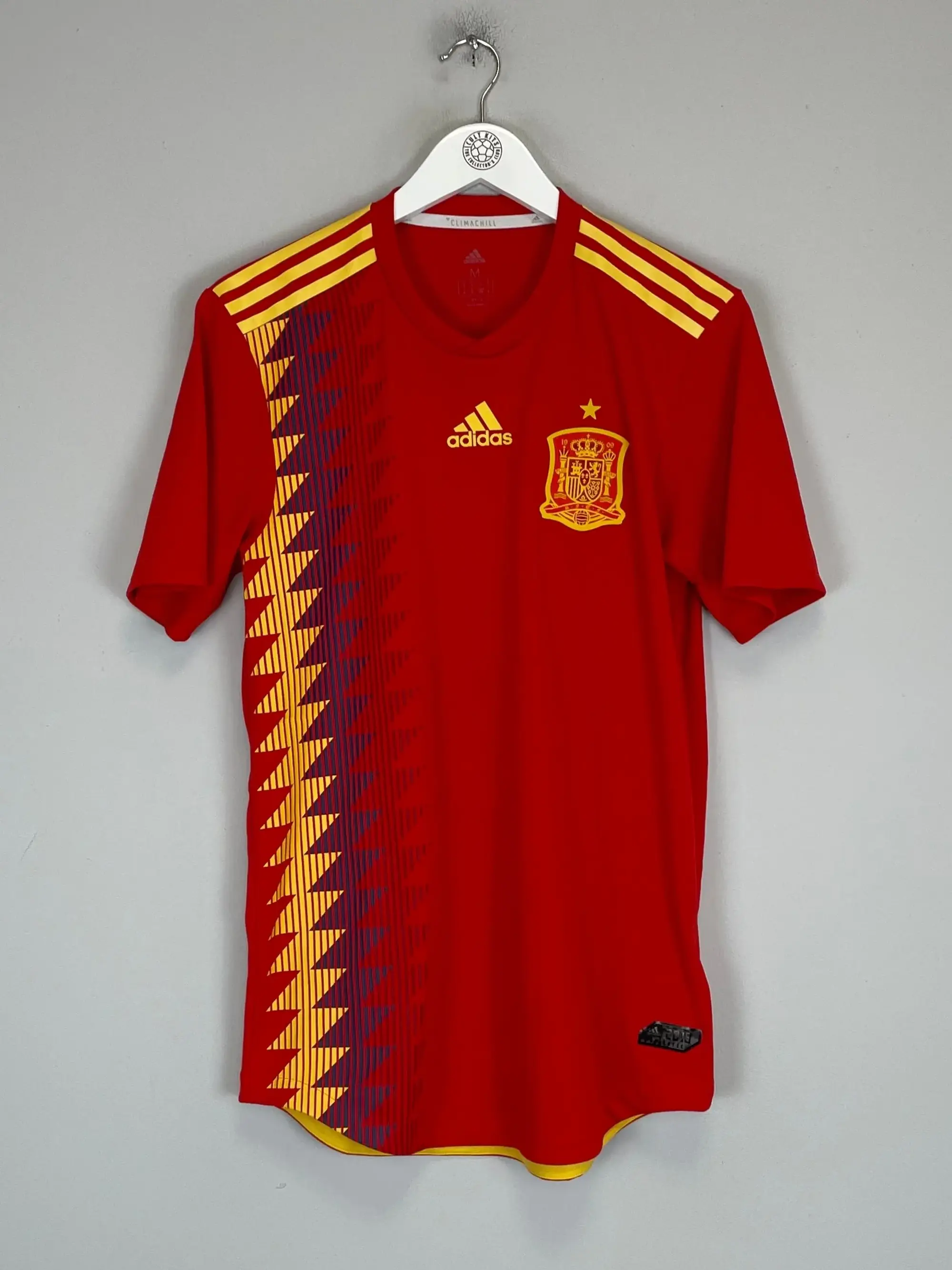 2018/19 SPAIN *AUTHENTIC* HOME SHIRT (M) ADIDAS | CULT KITS