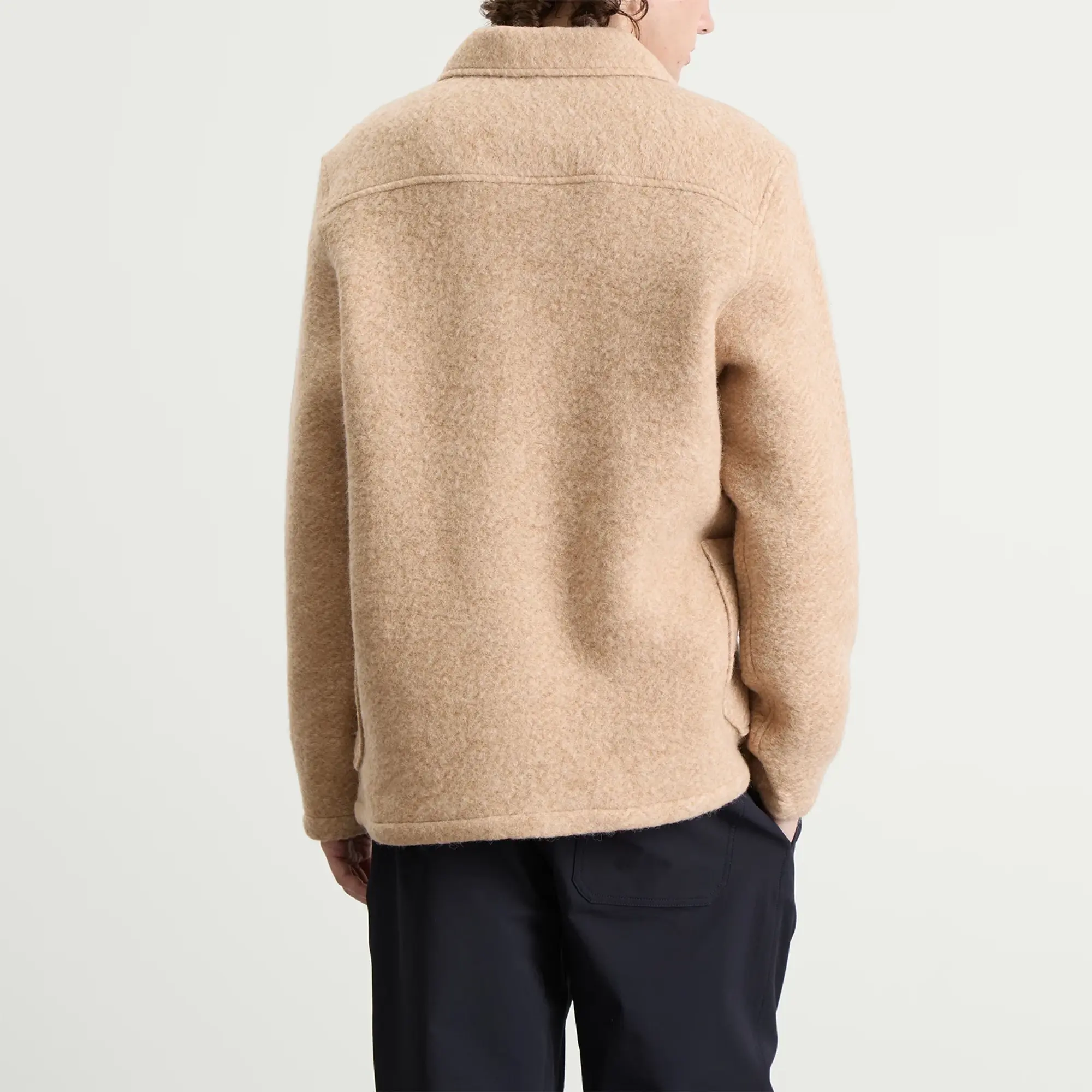 Kestin Men's Ormiston Jacket Oat Herringbone Wool