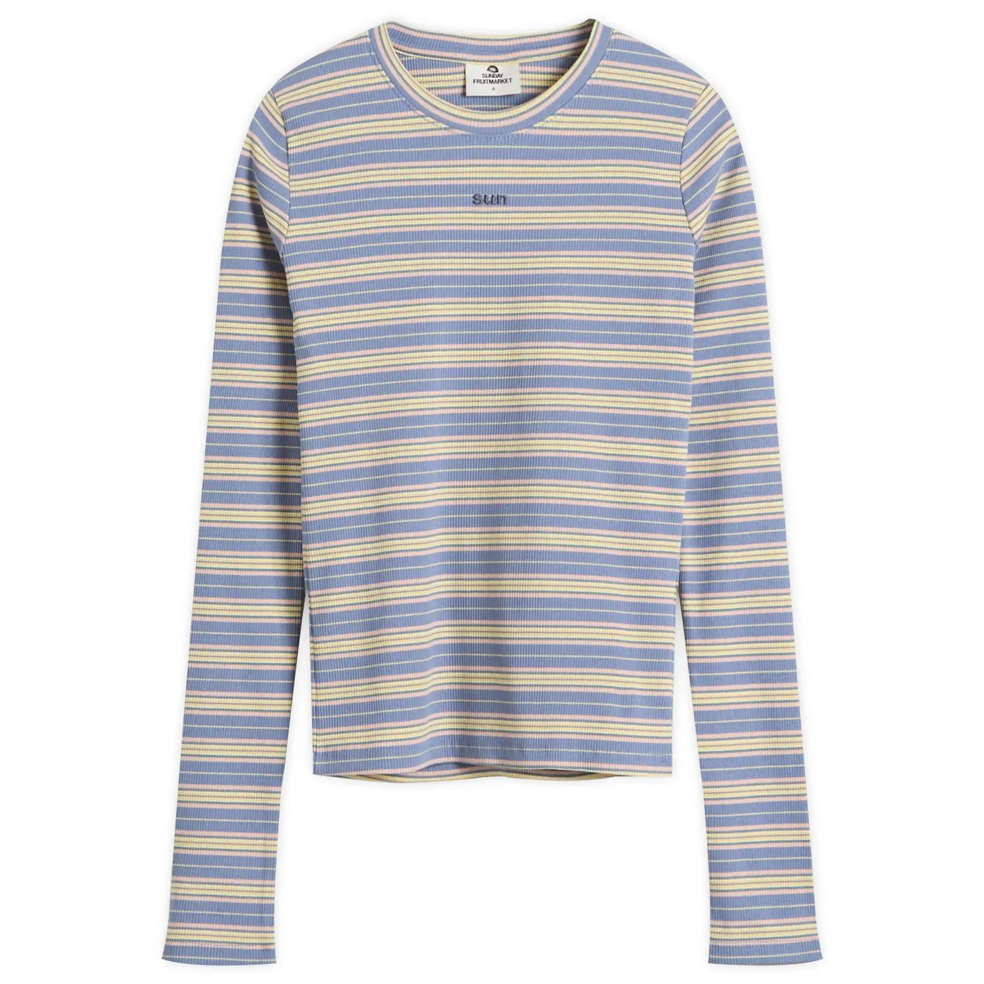 SUNDAYFRUITMARKET Women's Long Sleeve Sun Top Skyblue