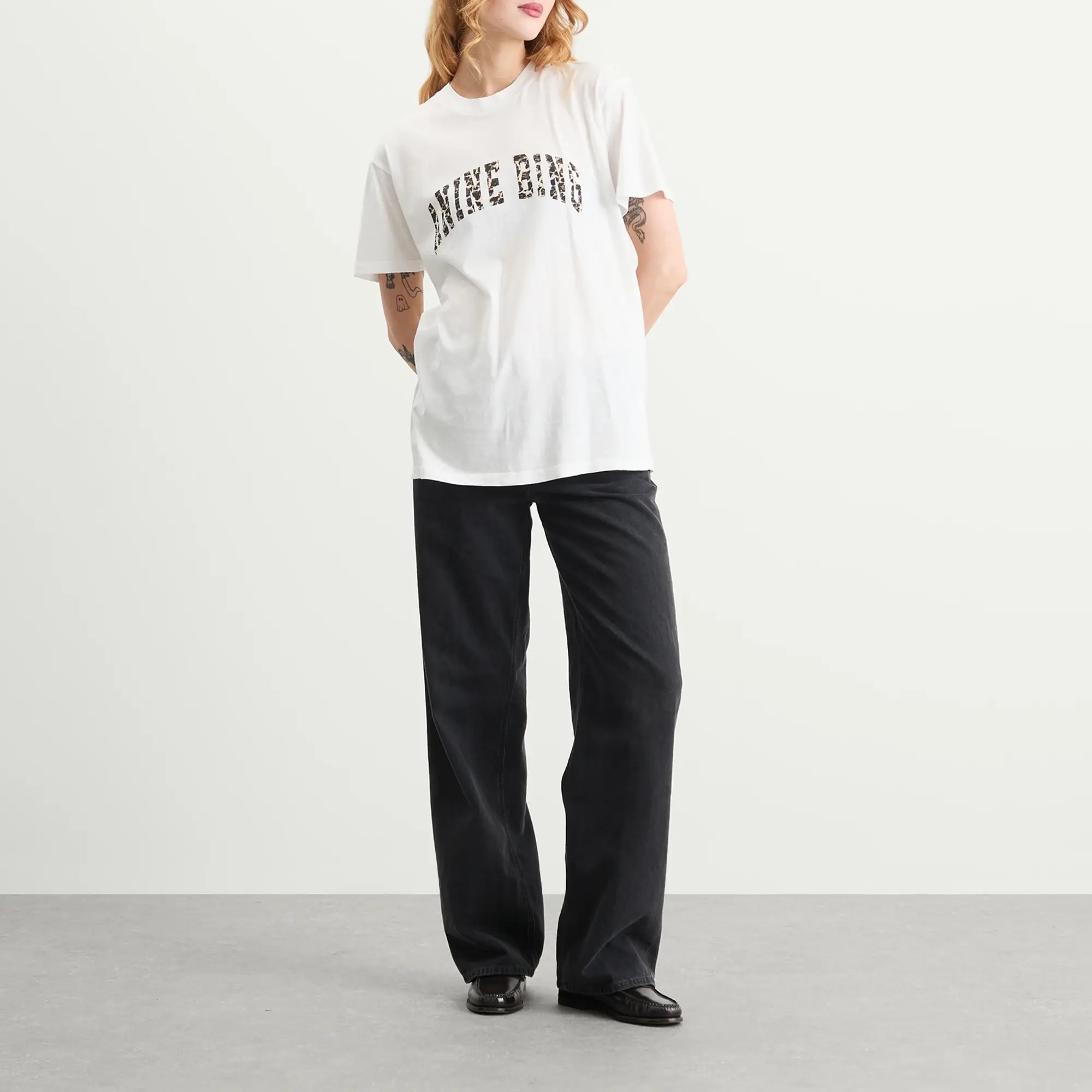 Anine Bing Women's Walker T-Shirt Ivory