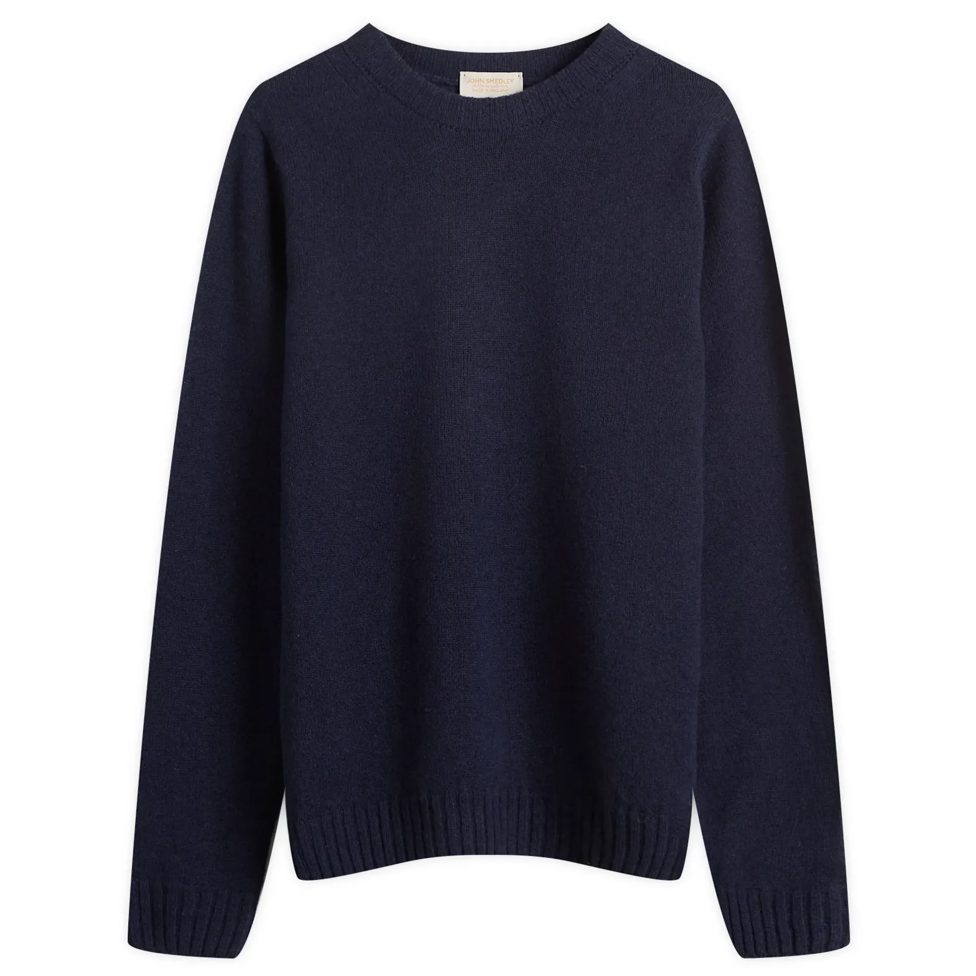 John Smedley Men's Norfolk Cashmere Crew Neck Jumper Midnight