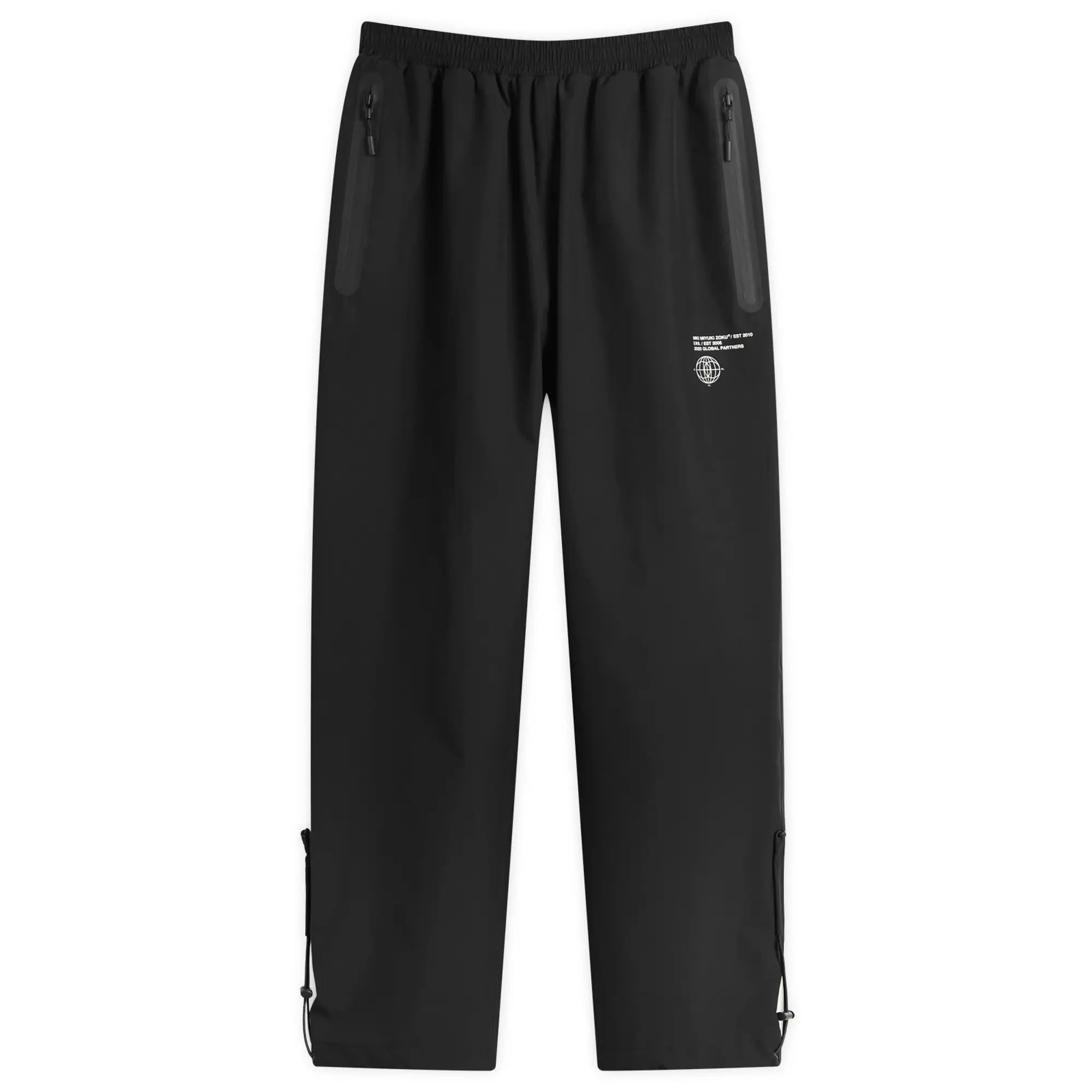 END. x MKI Men's 152010 Shell Track Pants Black