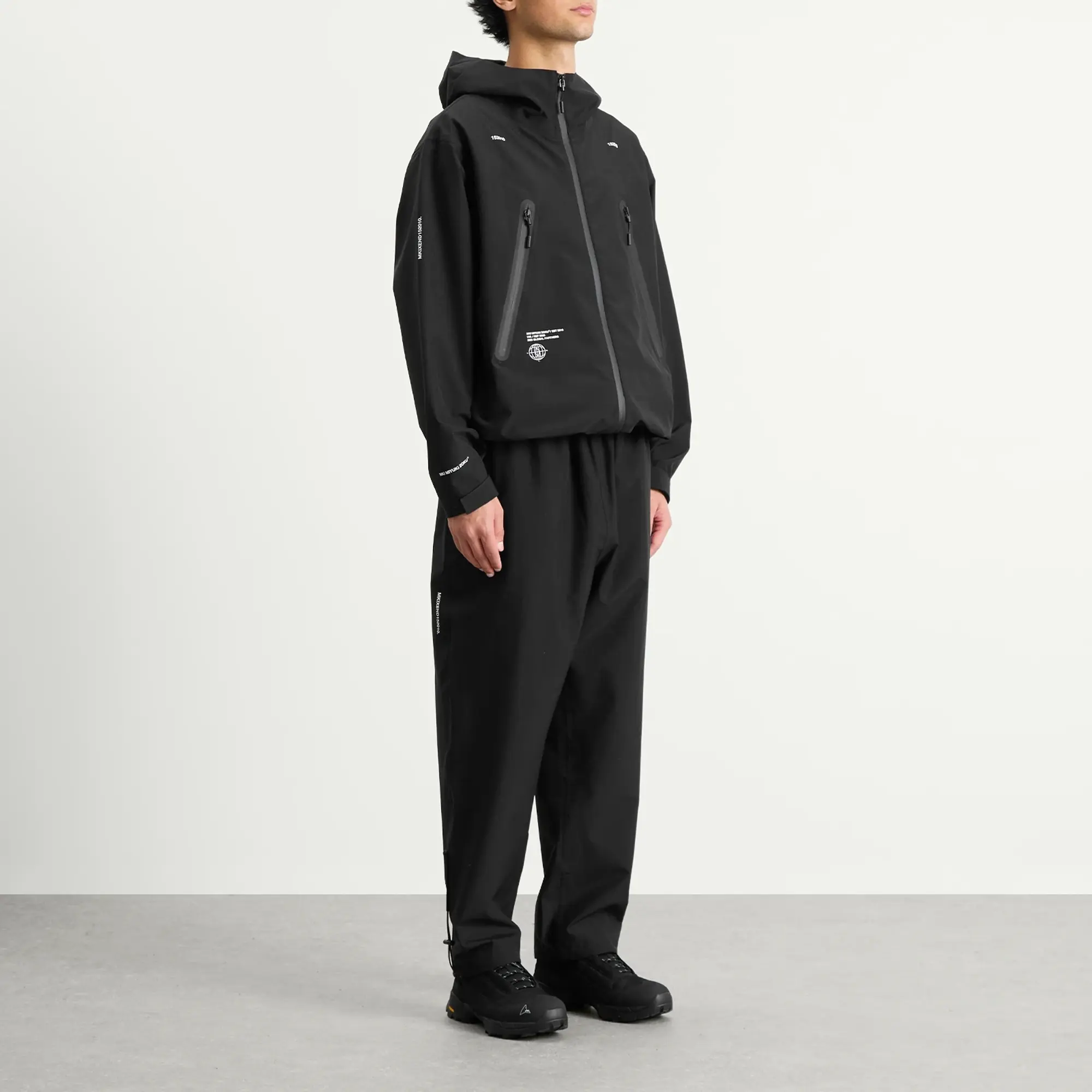 END. x MKI Men's 152010 Shell Track Pants Black