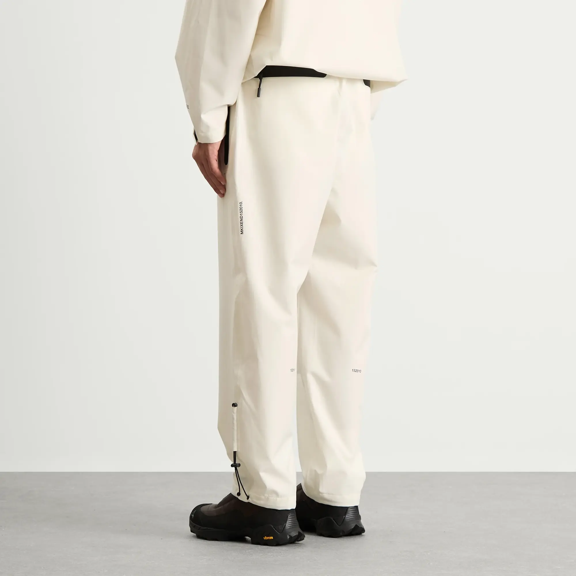 END. x MKI Men's 152010 Shell Track Pants Parchment