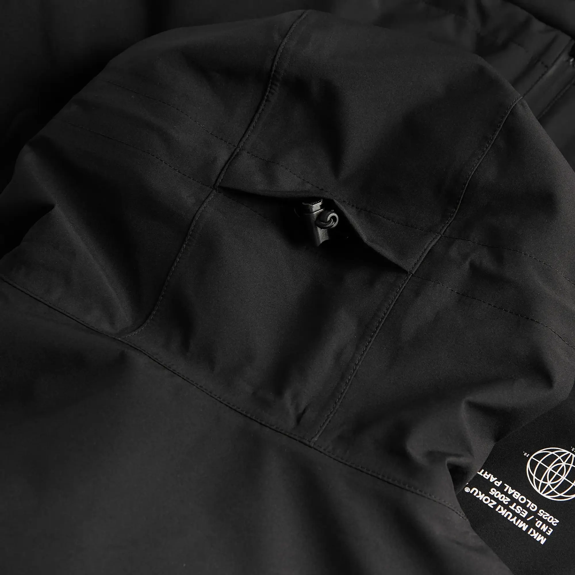 END. x MKI Men's 152010 Shell Jacket Black