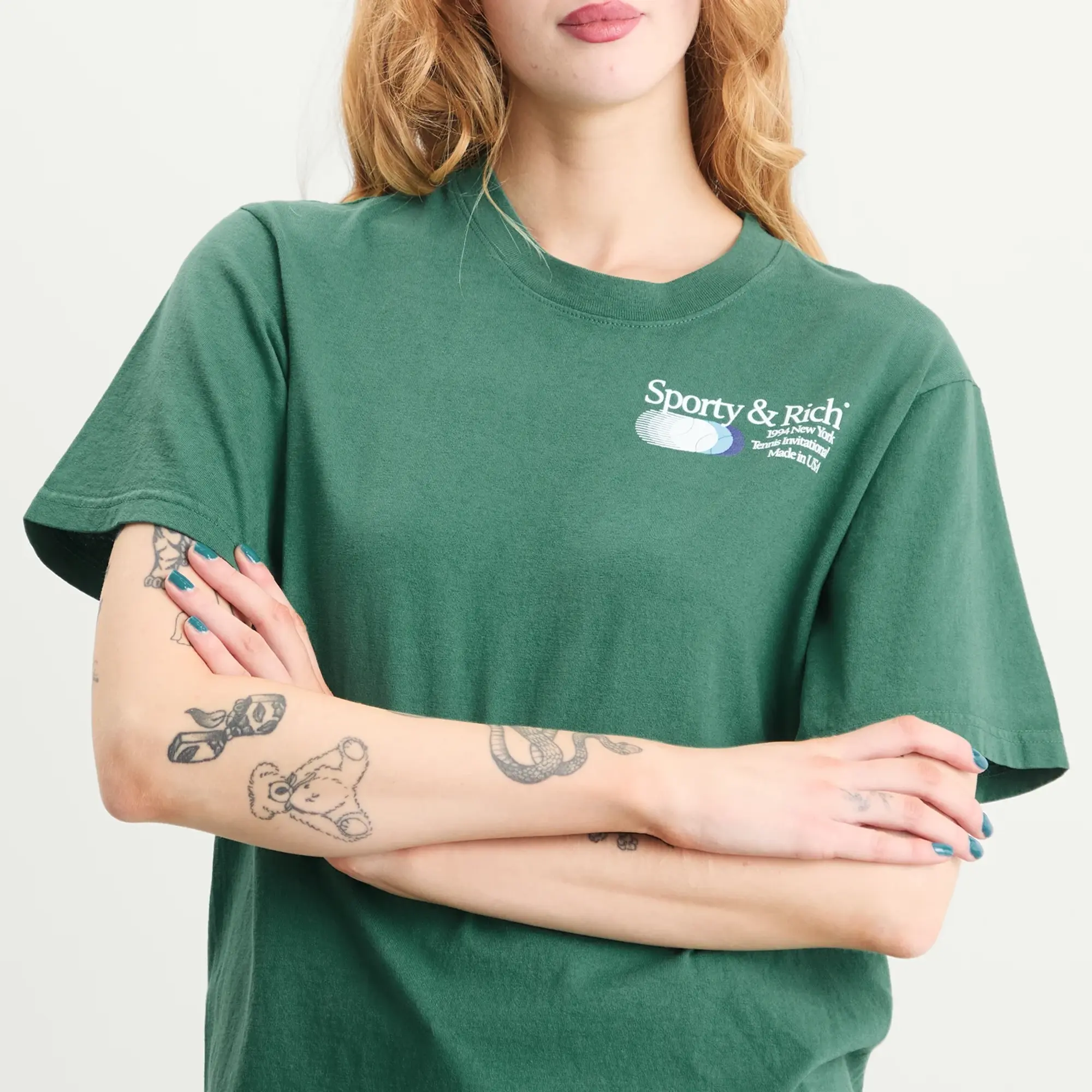 Sporty & Rich Women's Invitational T-Shirt Alpine