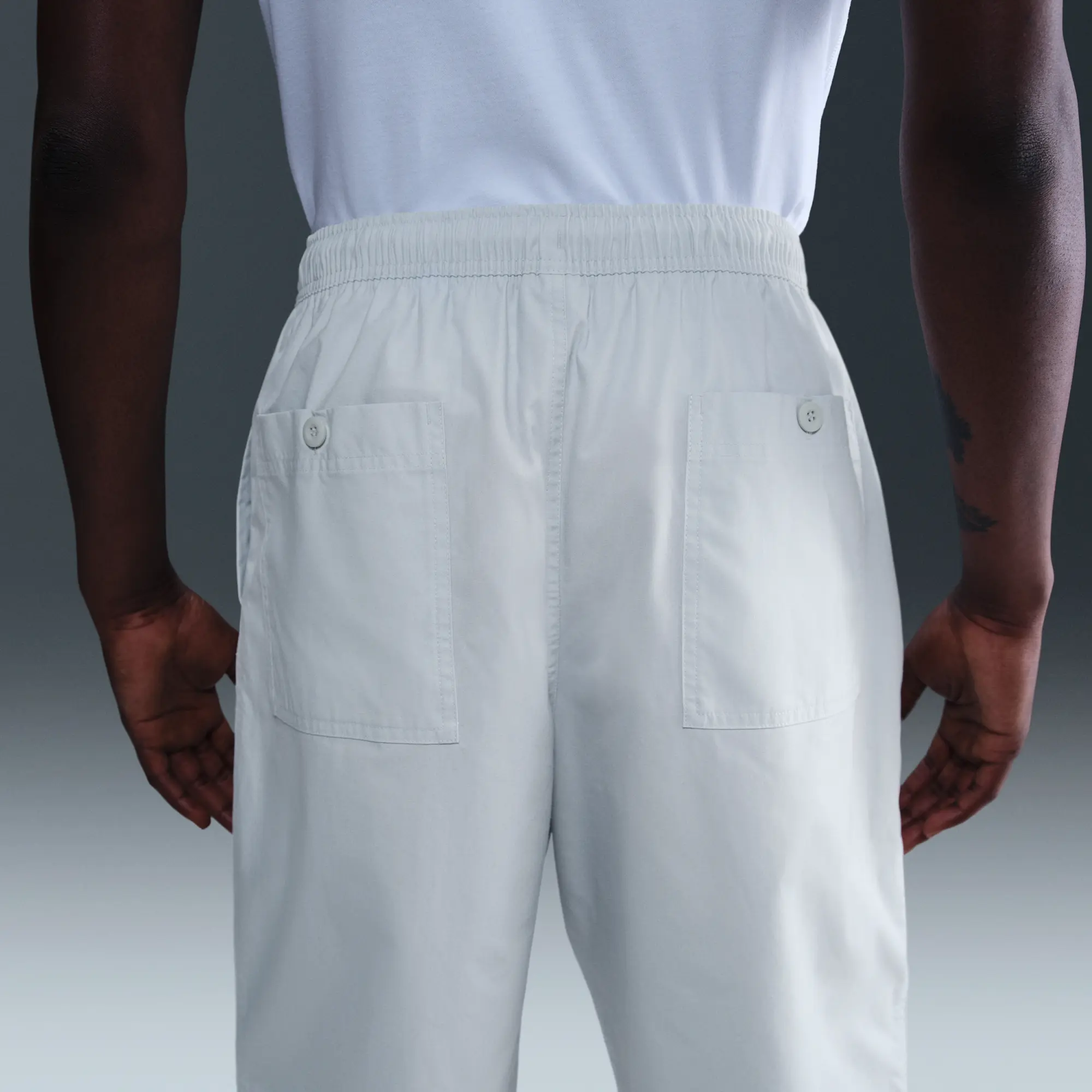 Nike Club Men's Oversized Shorts - Grey - Cotton