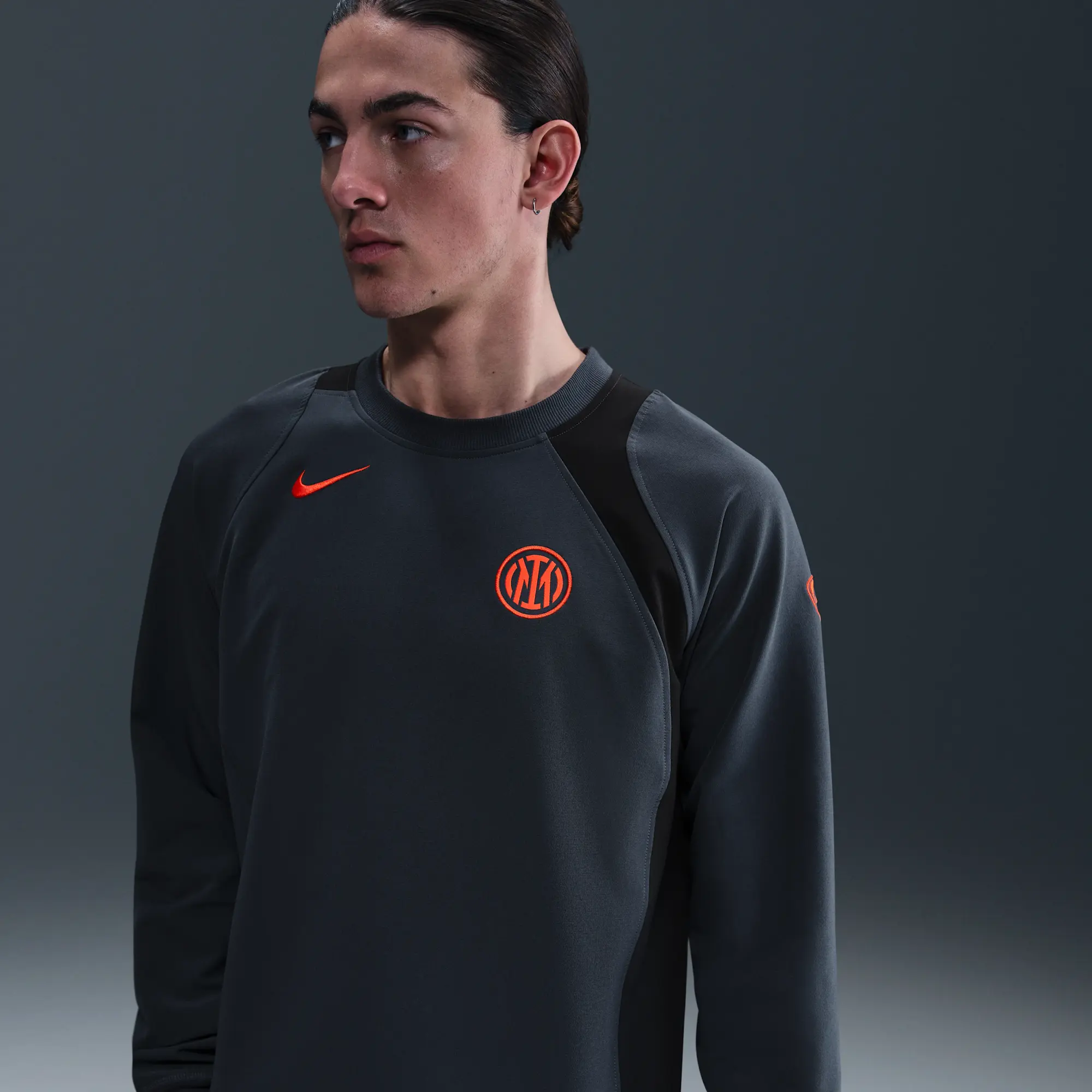 Inter Milan Third Men's Nike Total 90 Football Crew-Neck Top - Blue - Polyester/Elastane