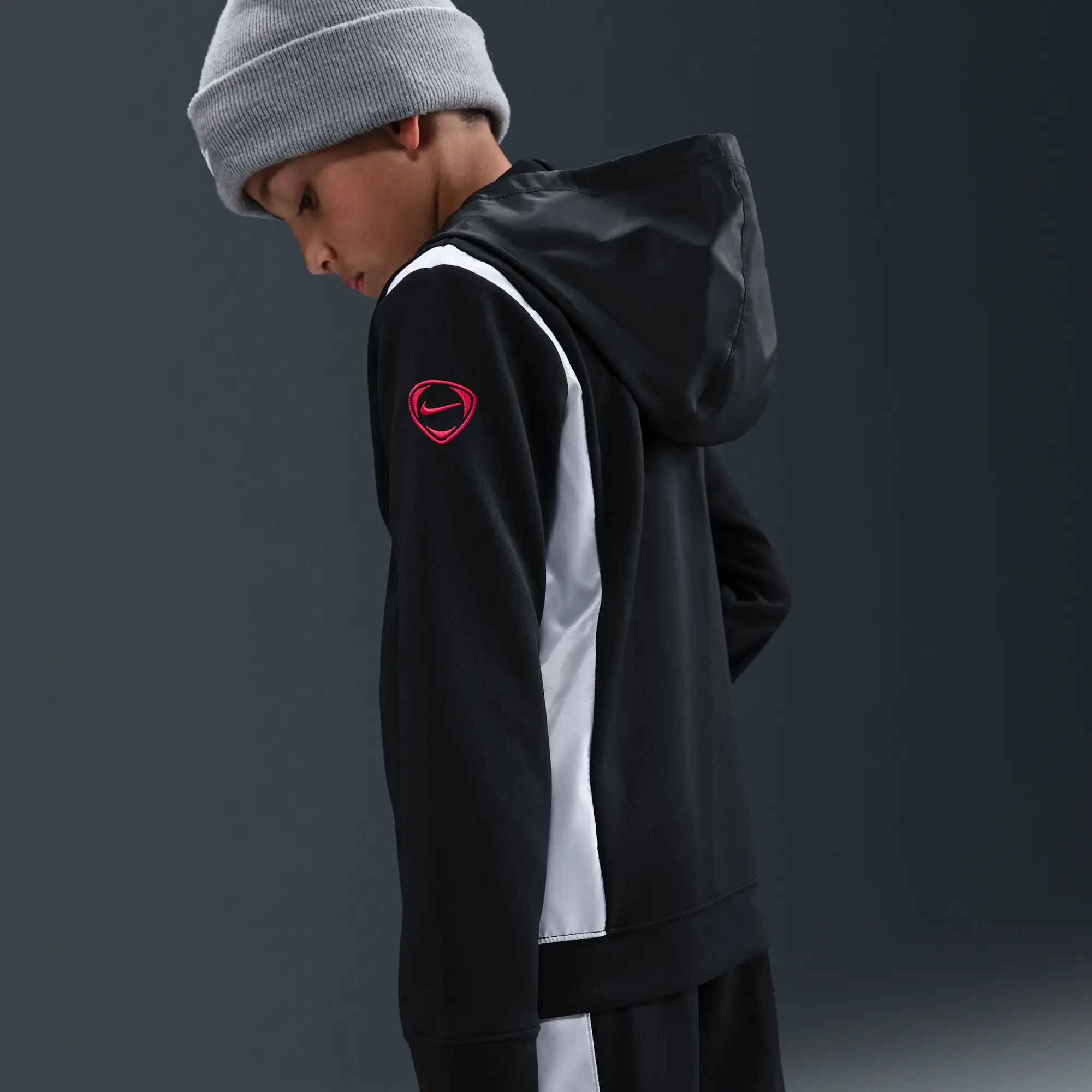 Paris Saint-Germain Third Older Kids' Nike Total 90 Football Woven Tracksuit - Black - Polyester