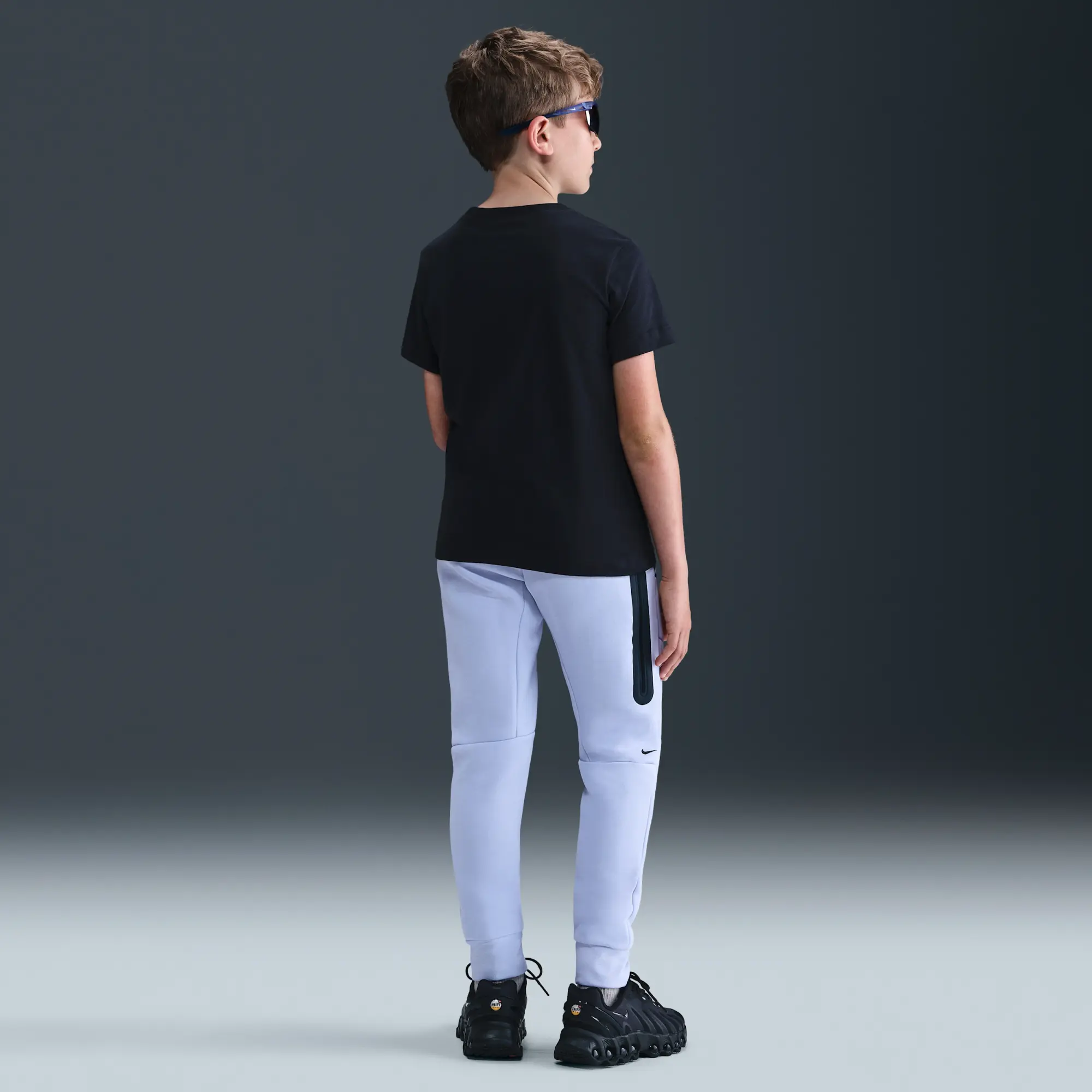 Nike Sportswear Tech Fleece Older Kids' Joggers - Grey - Cotton/Polyester