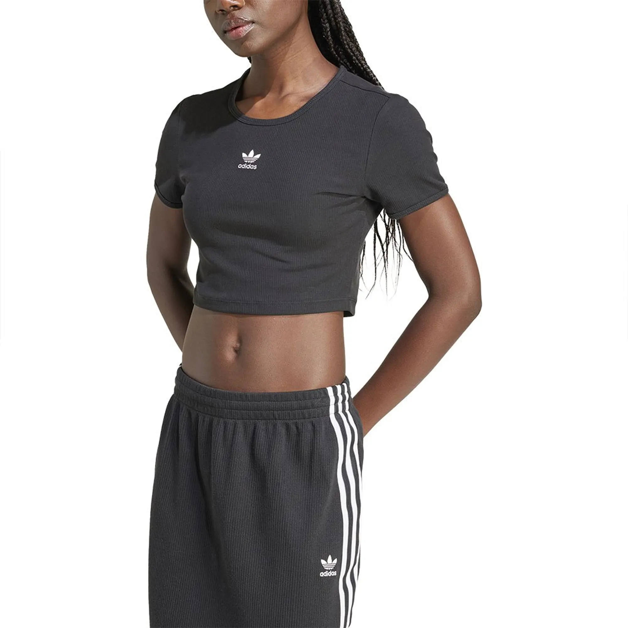 adidas Originals Womens Essentials Rib T Shirt