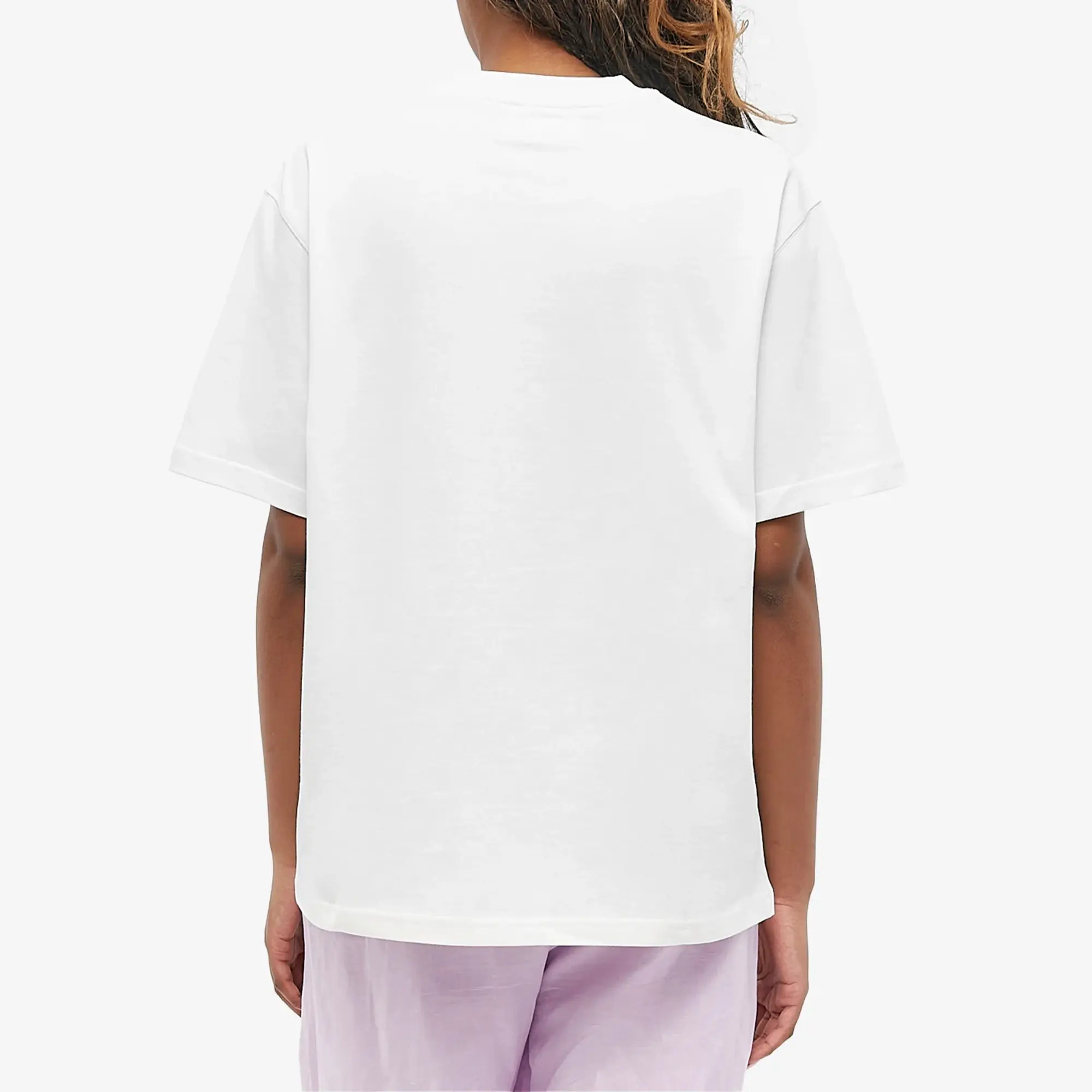 AMI Tonal Ami De Coeur T-Shirt Natural White/Red