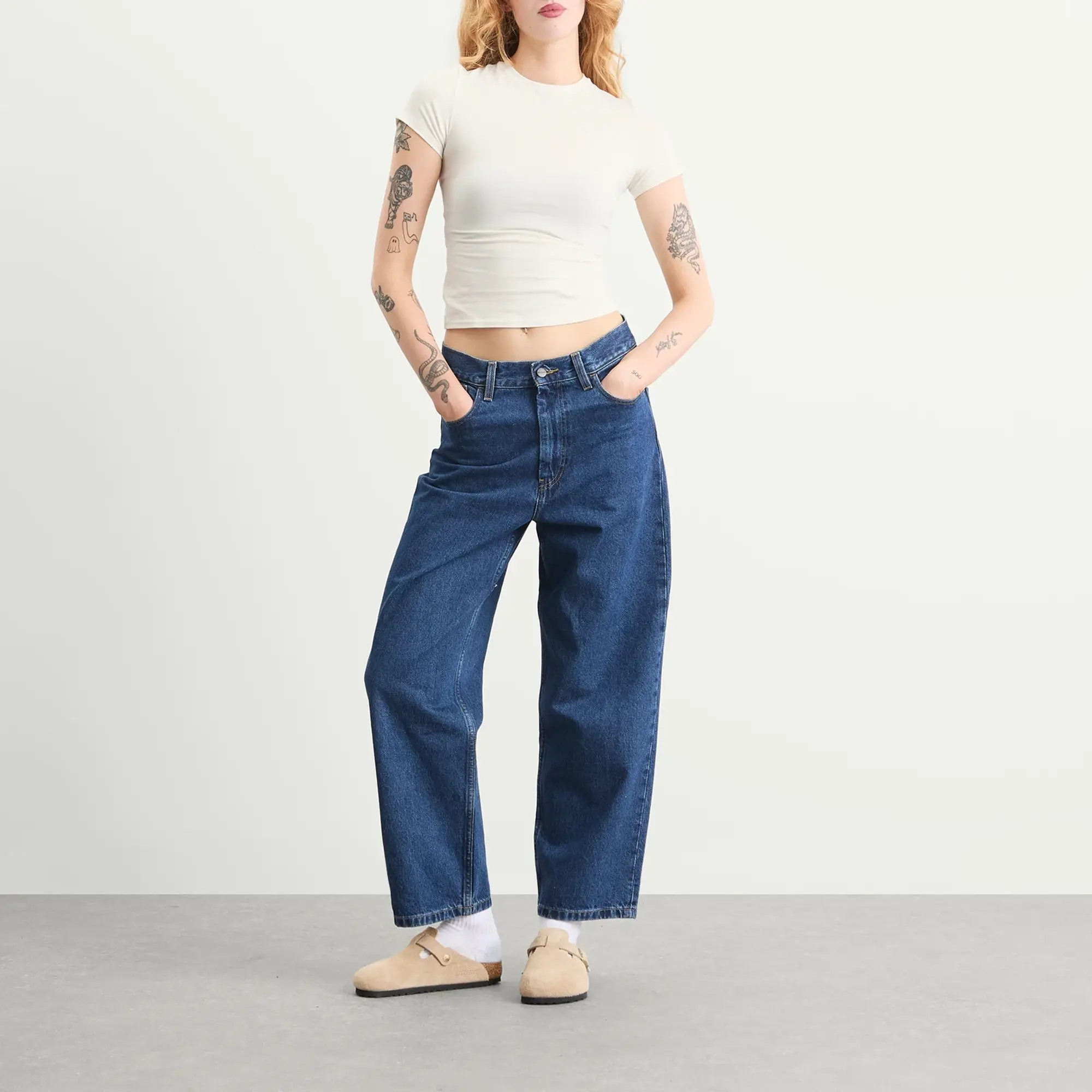 SKIMS Women's Cotton Jersey T-Shirt Marble