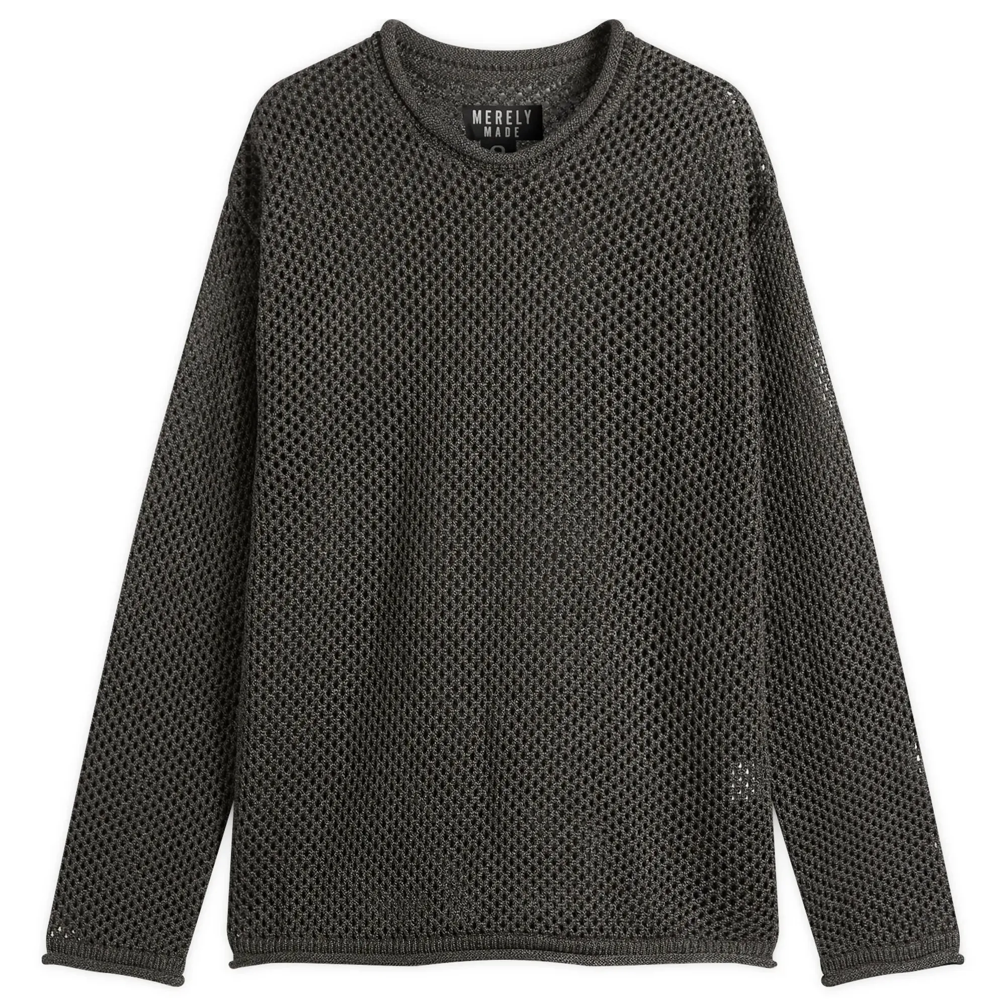 Merely Made Men's Netting Sweater Black