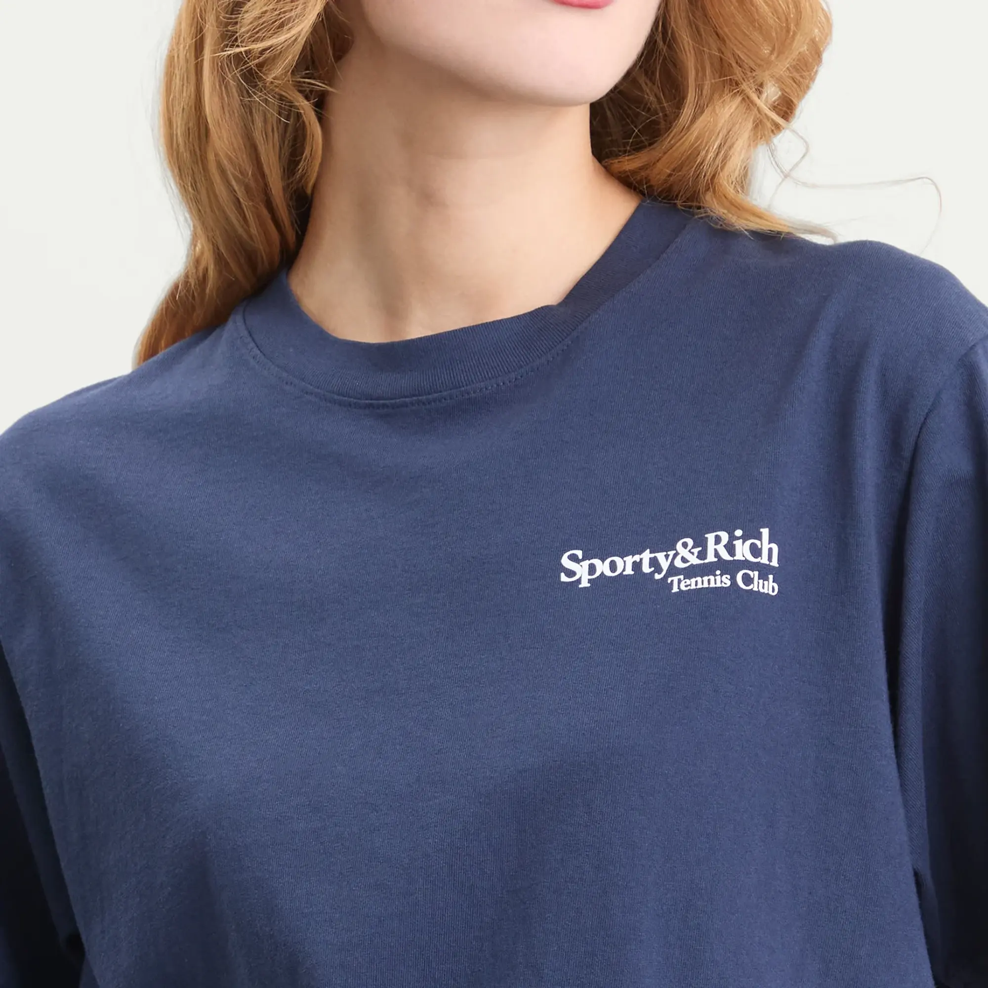 Sporty & Rich Women's Play Tennis T-Shirt Dark Navy