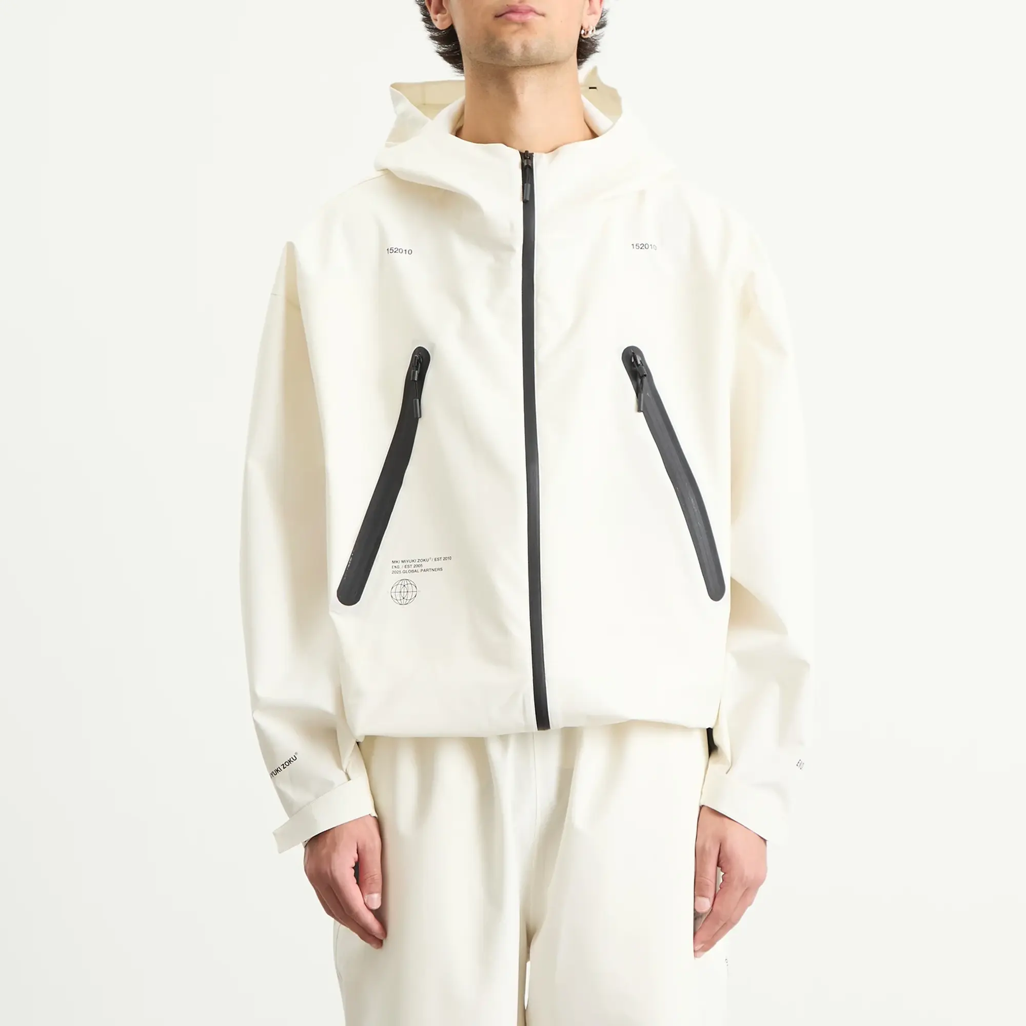 END. x MKI Men's 152010 Shell Jacket Parchment