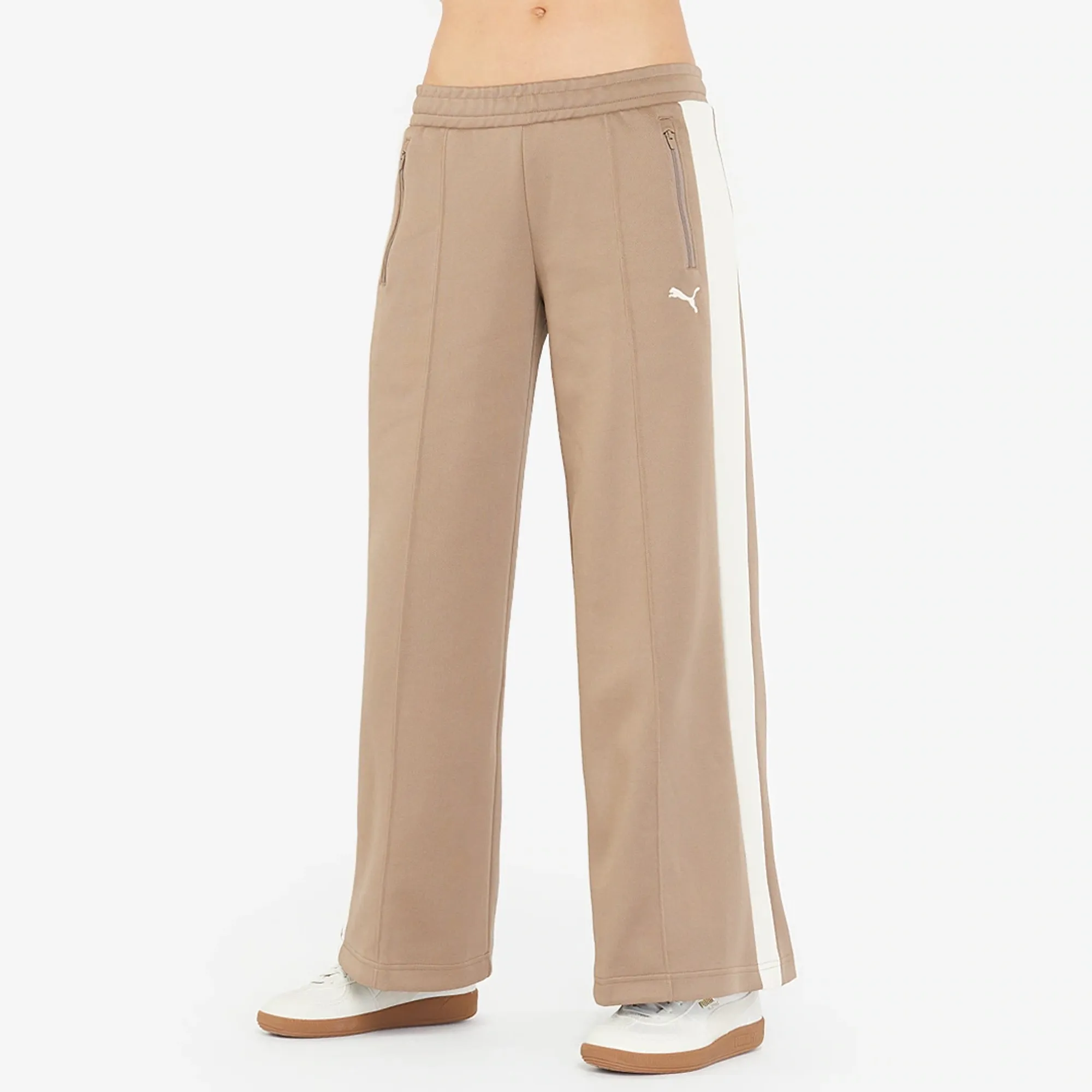 Puma Womens T7 Low Rise Relaxed Track Pants