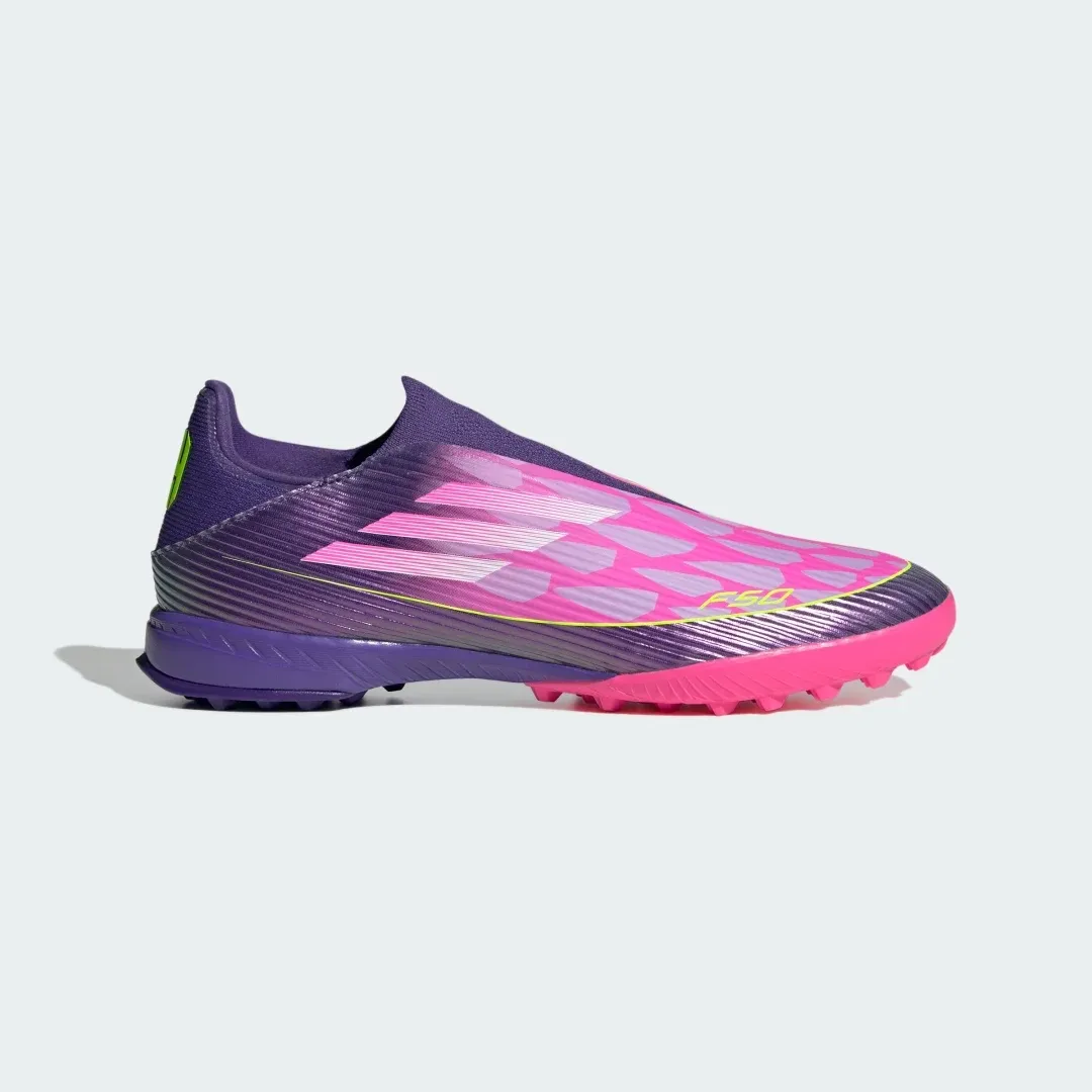 adidas F50 League LY Laceless Turf Boots | JQ9733 | FOOTY.COM