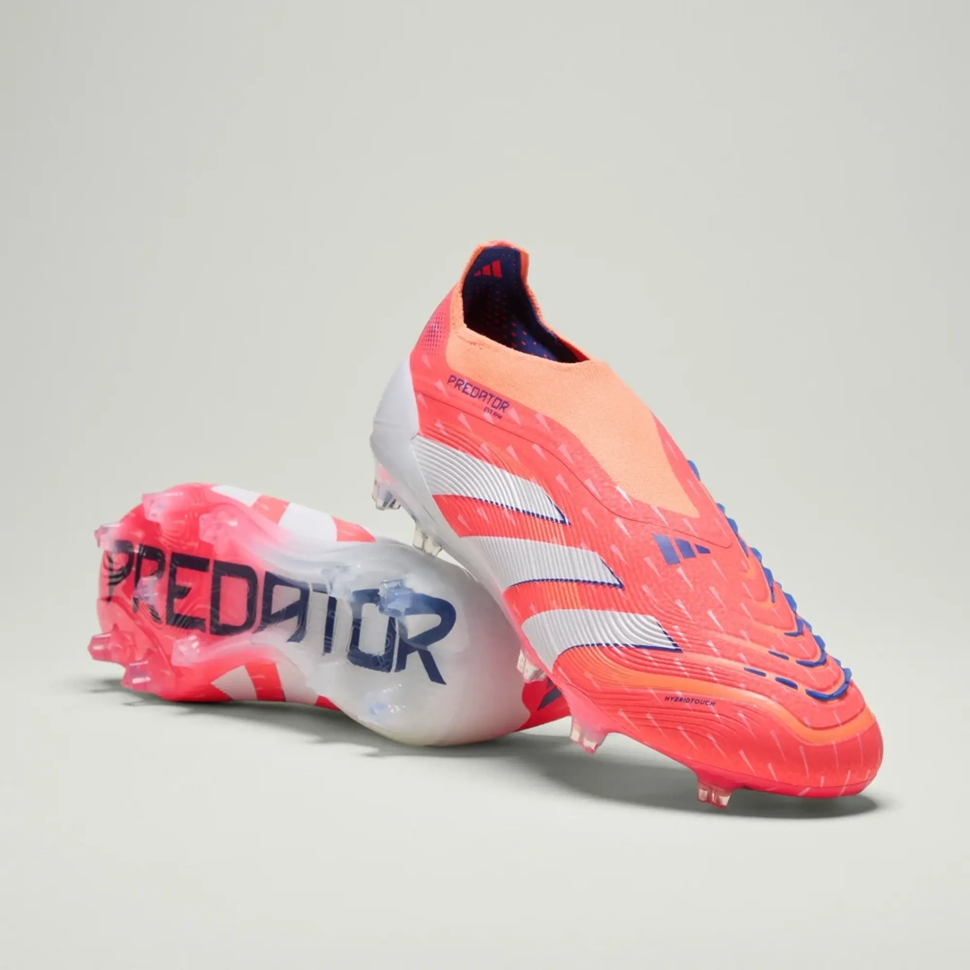 Adidas Predator Elite Laceless Fg Coral Blaze - Signal Coral/Footwear White/Beam Orange - ['Orange']