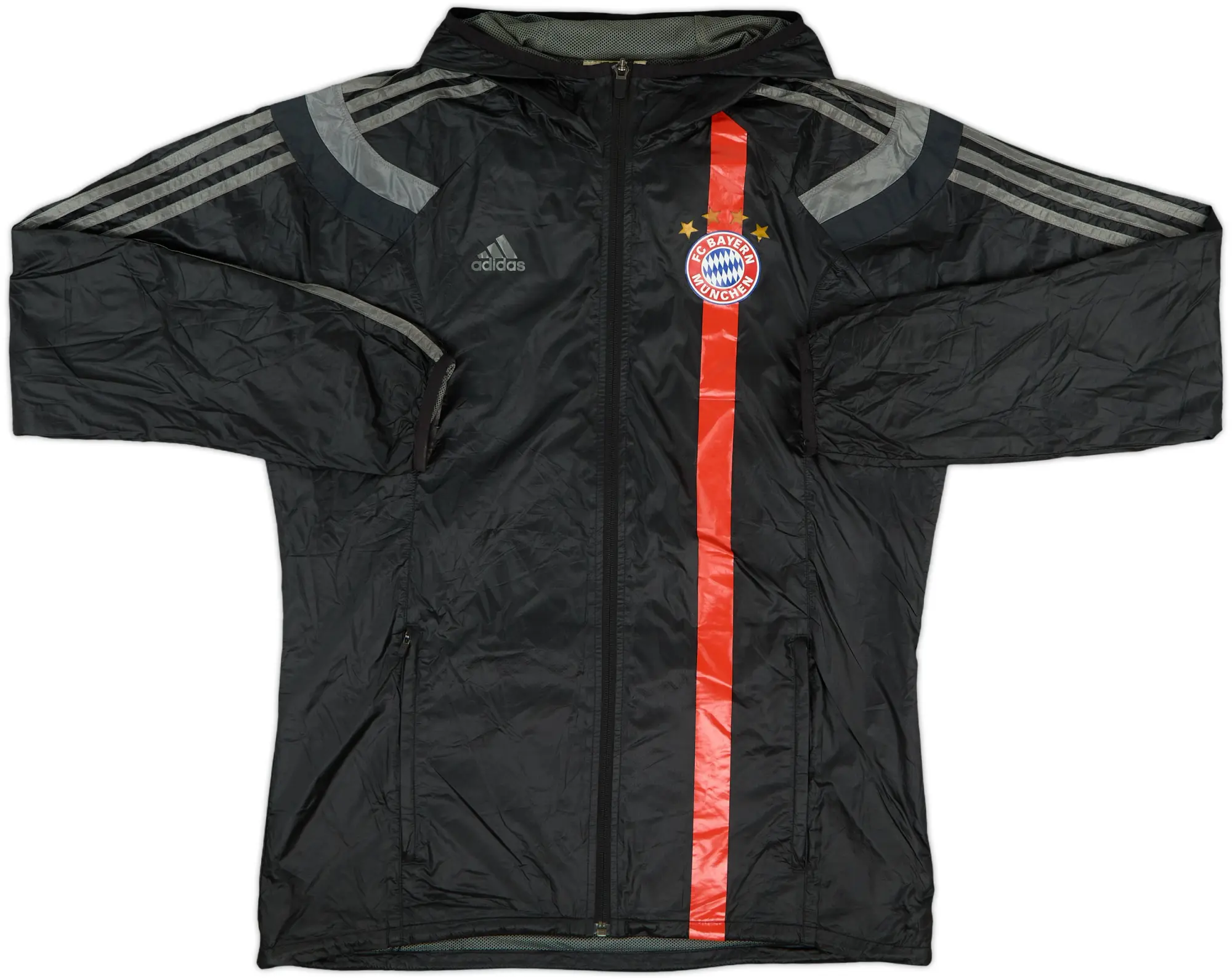 2014-15 Bayern Munich adidas Hooded Rain Jacket - 9/10 - (M)