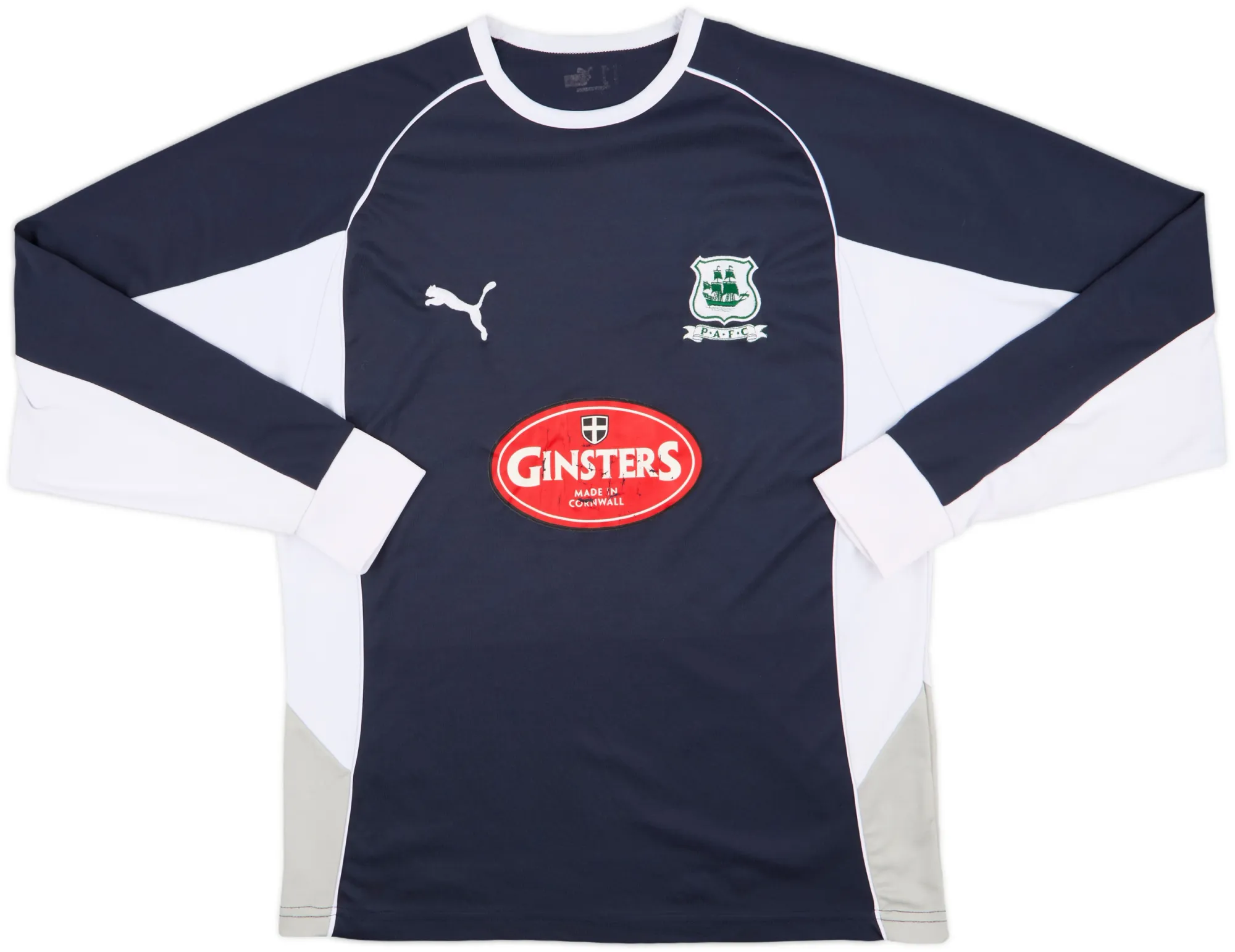 Puma Plymouth Argyle Mens LS Goalkeeper Home Shirt 2006/07