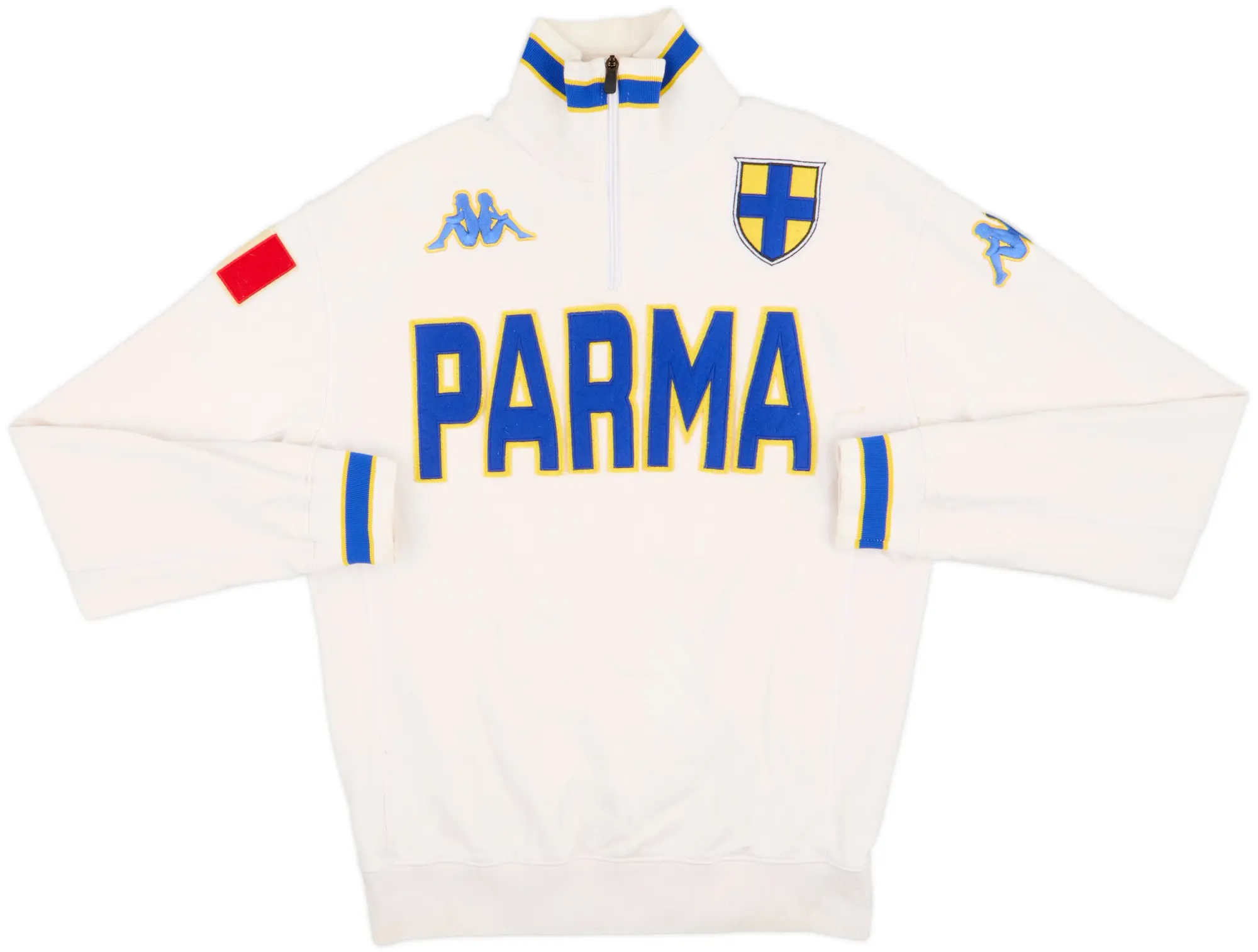 2005-06 Parma Kappa 1/4 Zip Track Jacket - 8/10 - (L)